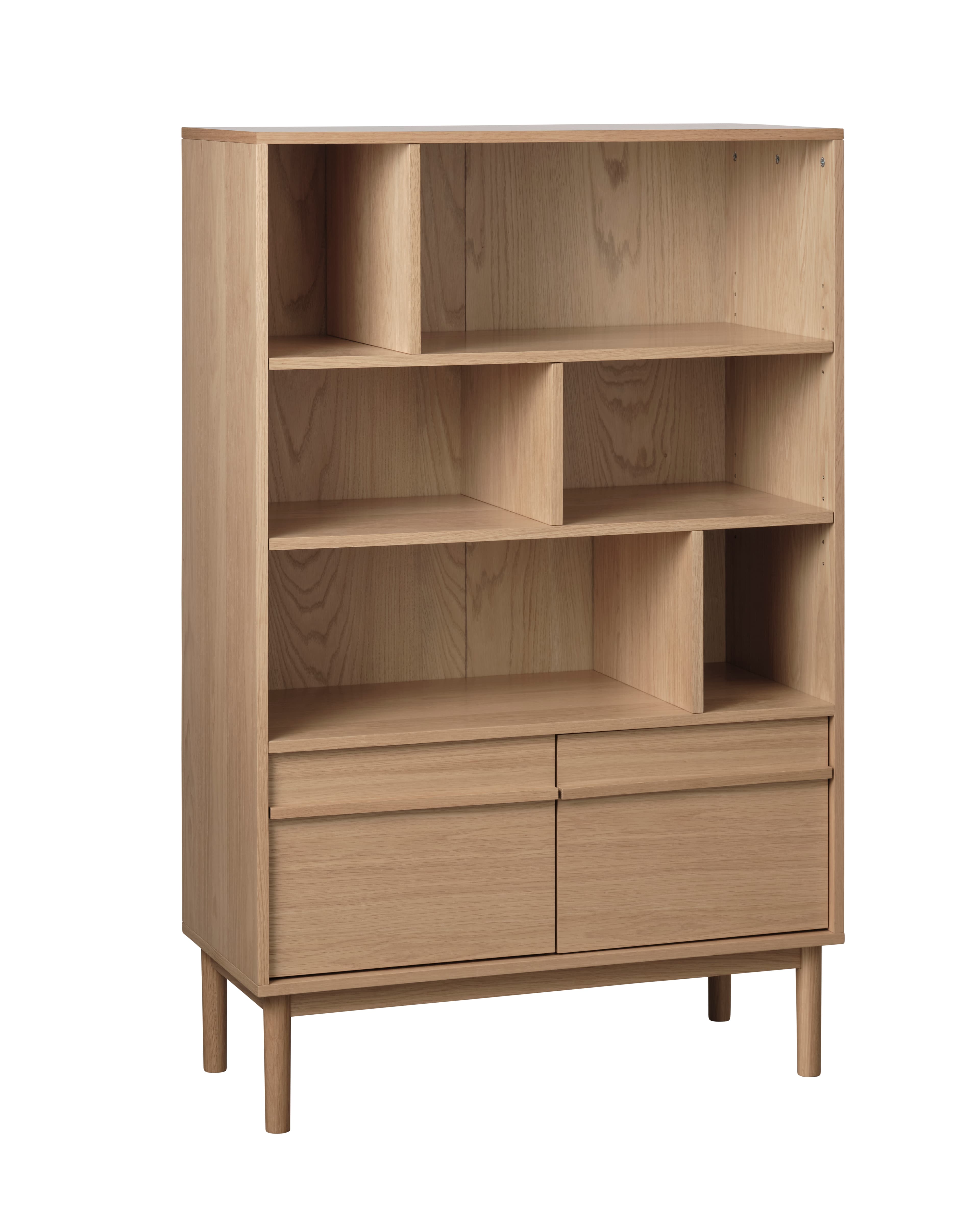 Andrea Bücherregal Natural Oak 140cm