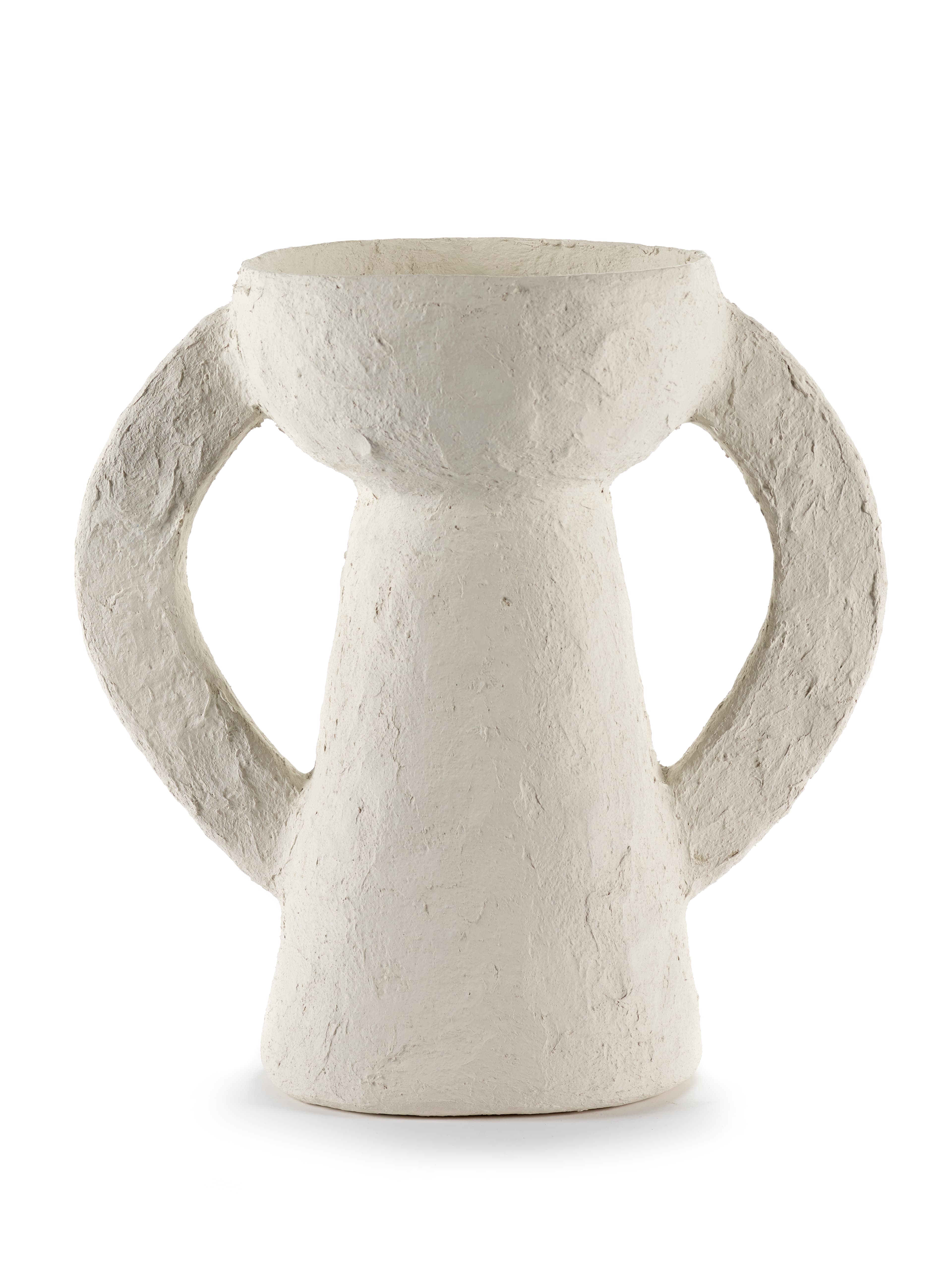 Earth Vase Weiß L