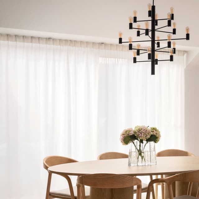 Manola 20 LED-Deckenleuchte Schwarz