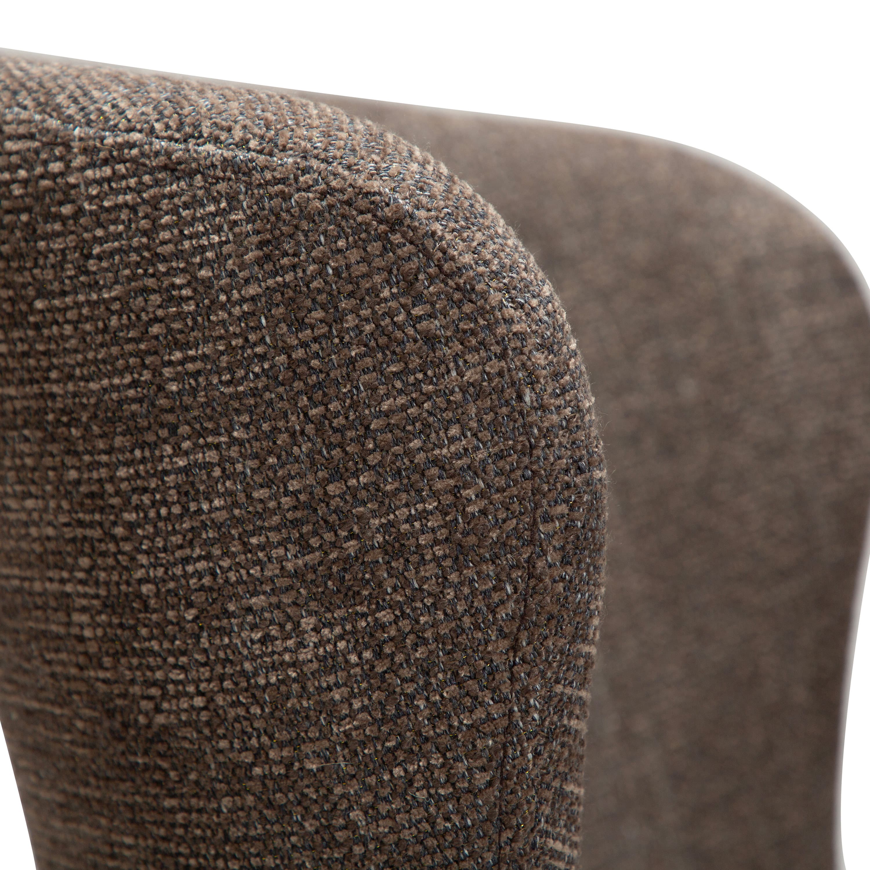 Glam Matstol Major Brown Bouclé