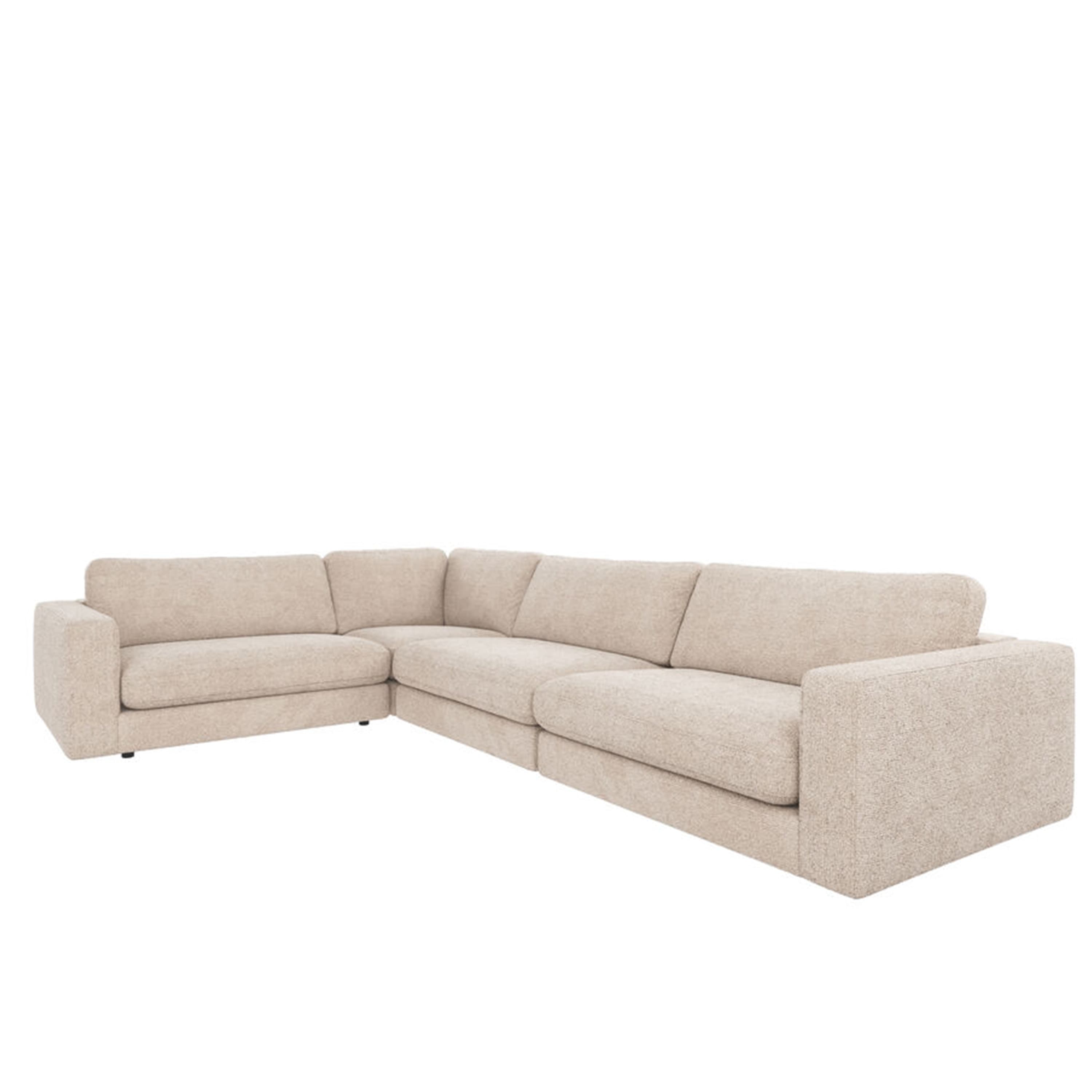 Duncan 2+3-Sitzer Ecksofa Hellgrau