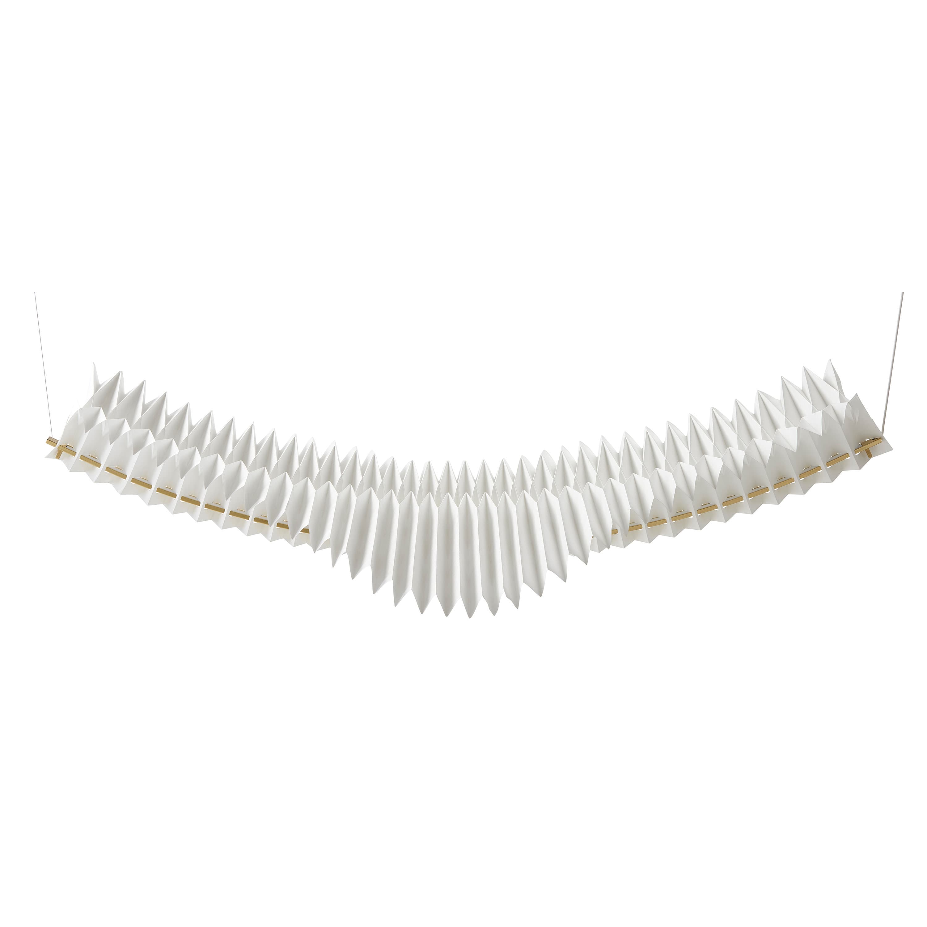 Sora Taklampa Solid Brass/White