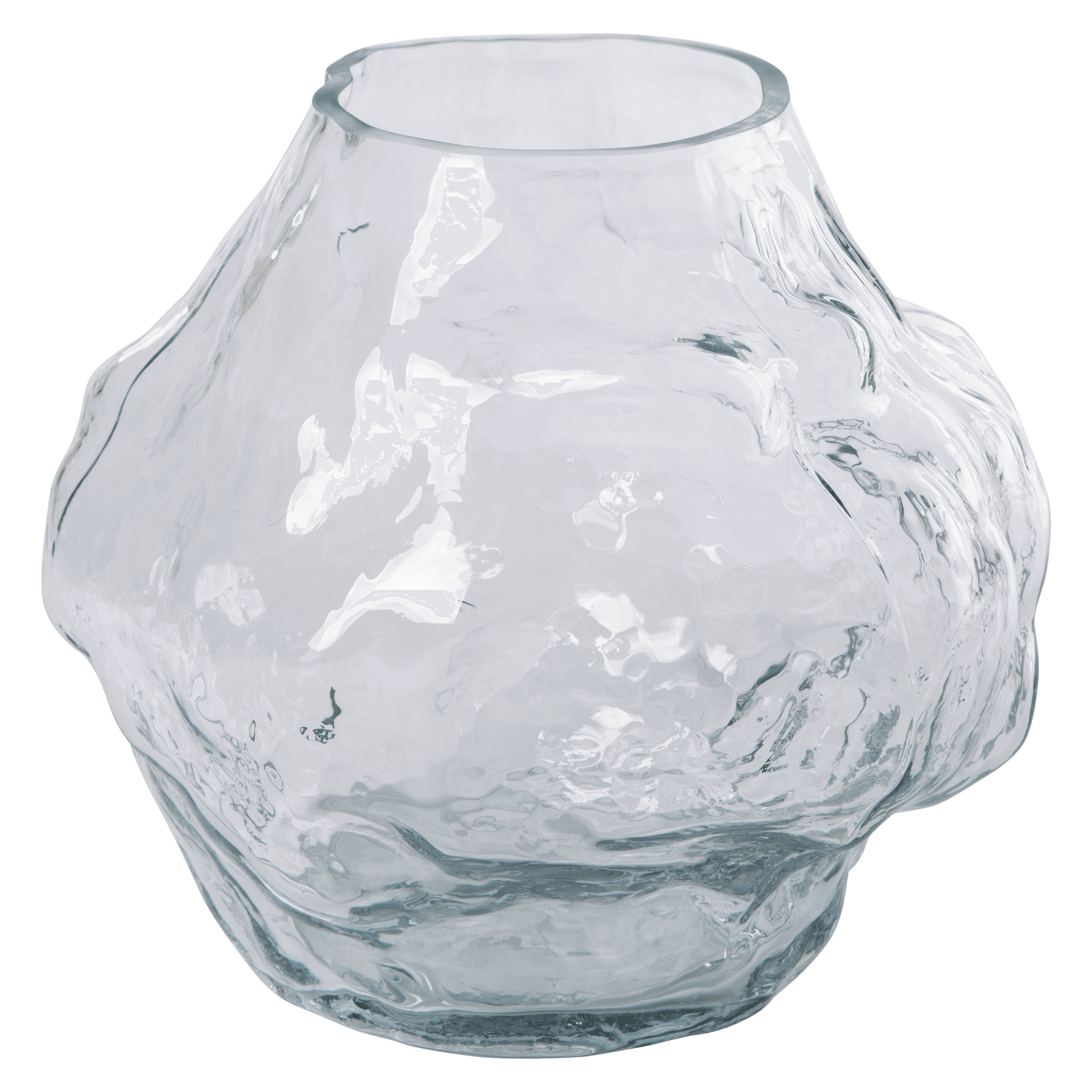 Cloud Vase Clear Low
