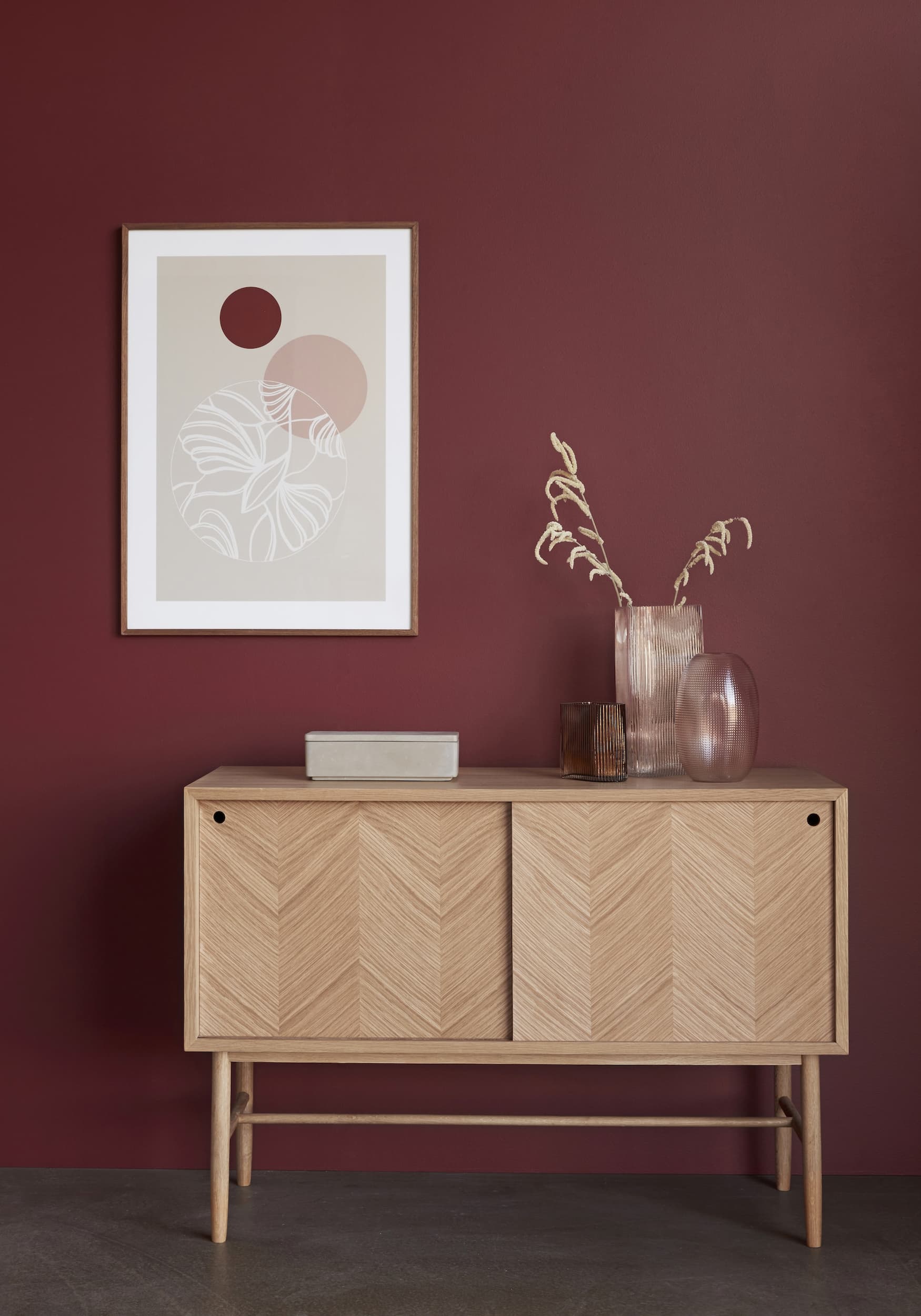 Herringbone Sideboard Herringbone Sideboard FSC 100cm