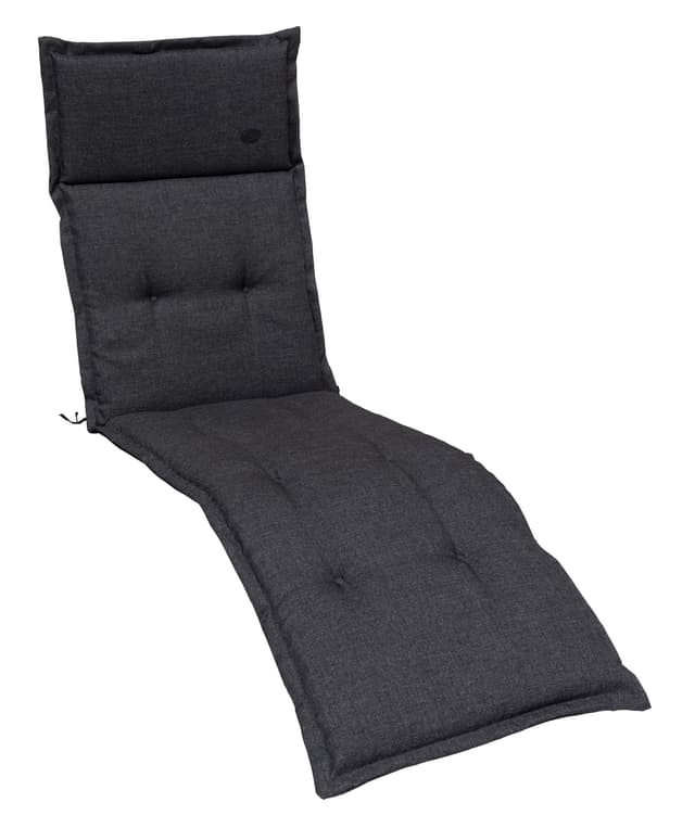 Stuhlkissen Schwarz 51x179