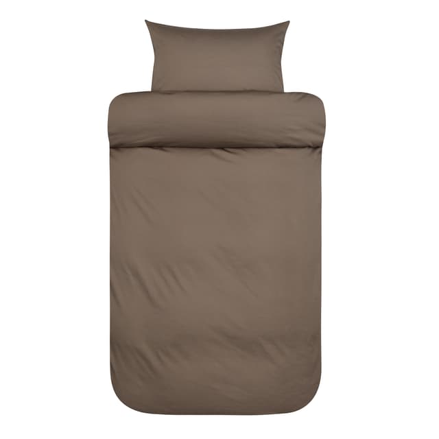 Harmoni 3-teiliges Bettbezug-Set Walnuss