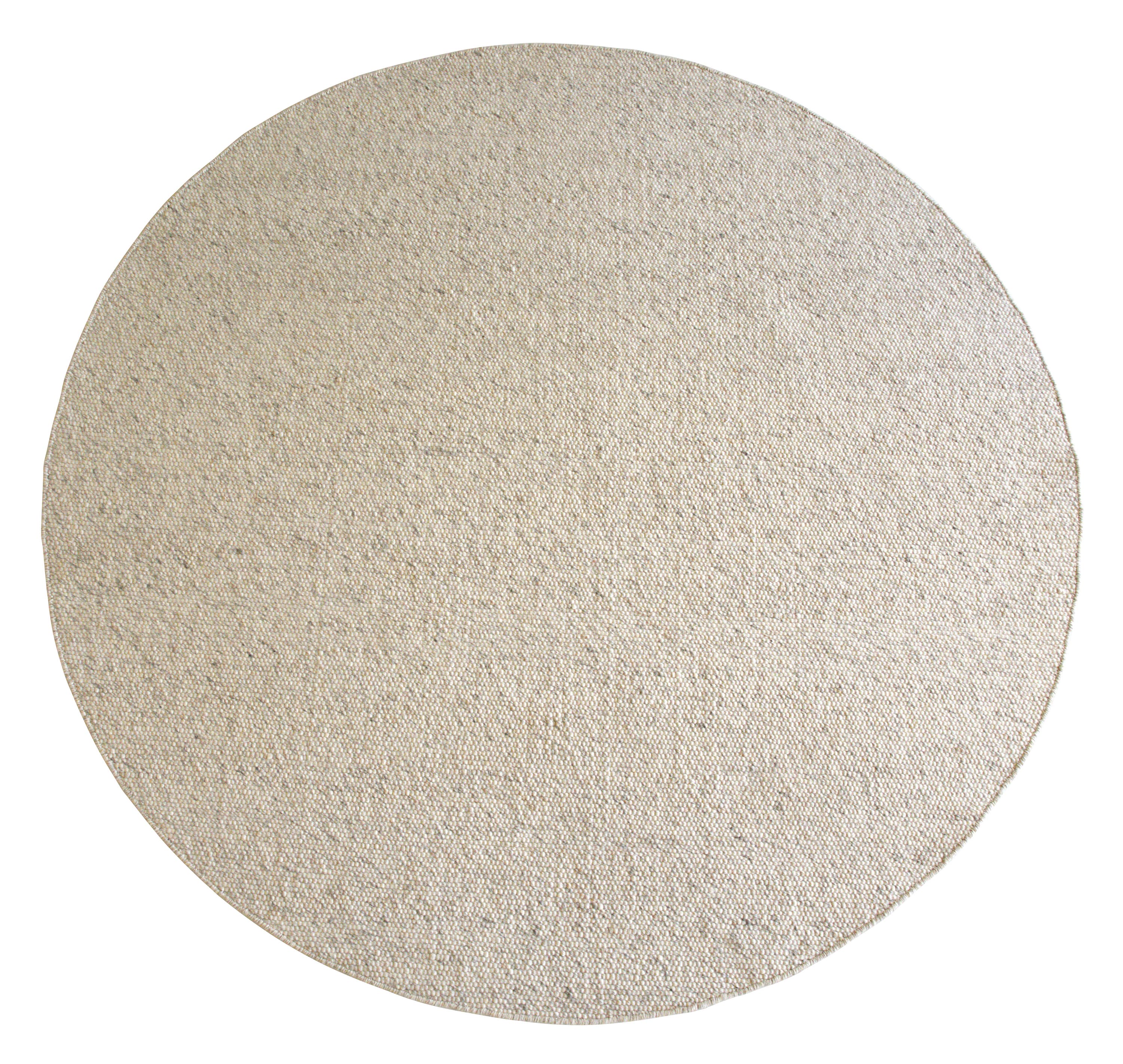 Auckland Wollteppich Rund Beige 250cm
