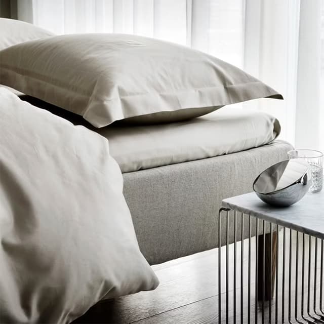 Elegance Bettlaken Satin Beige 240x270