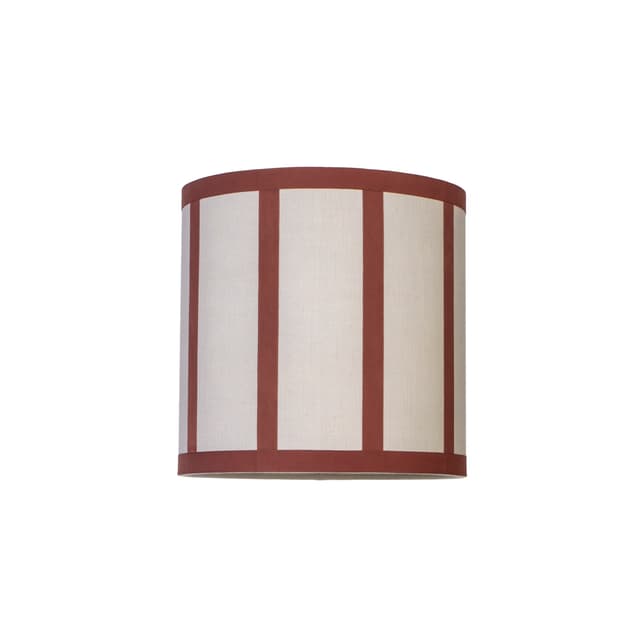 Rawsilk Lampshade Sand/Terracotta 30cm