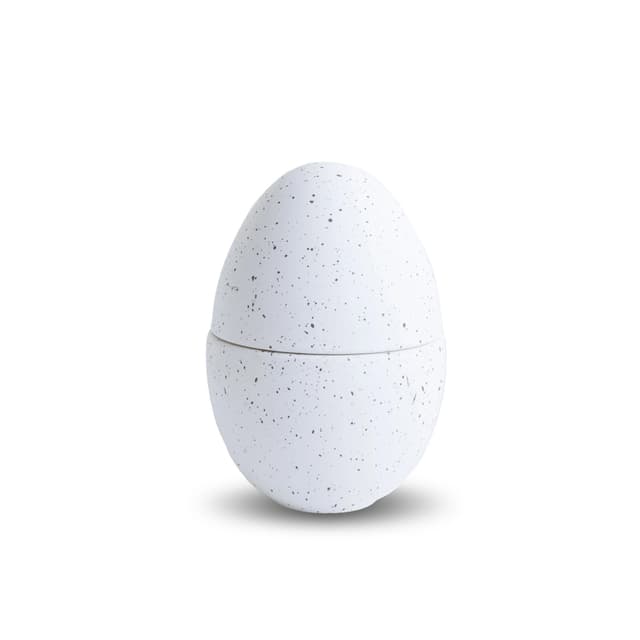 Bonbonniere Weiß/Schlamm 14cm