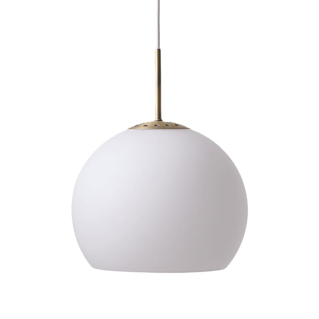 Ball Glas Deckenleuchte Opal Weiß Ø25