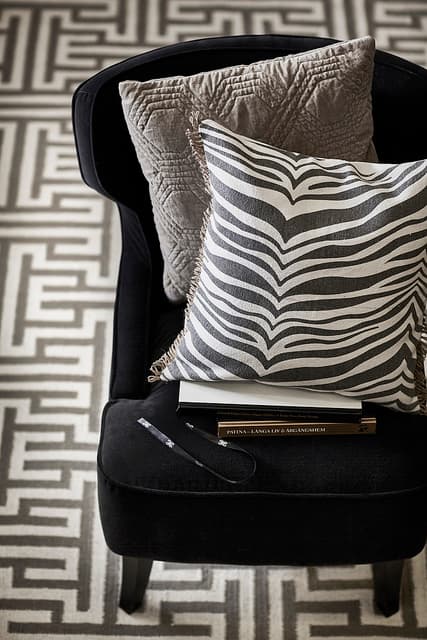 Zebra Decorative Cushion Titanium 50x50