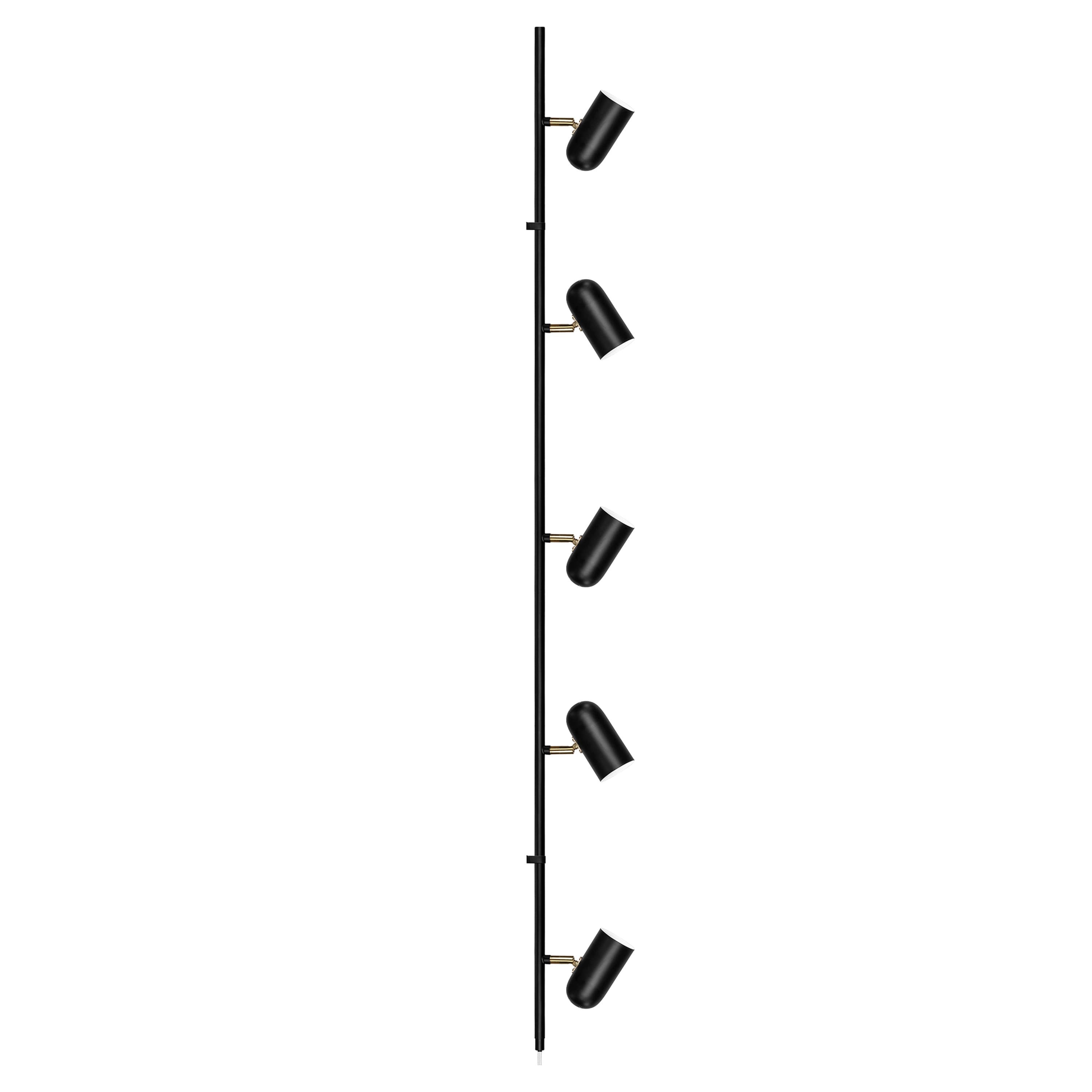 Swan 5 Spotlight Svart 153cm
