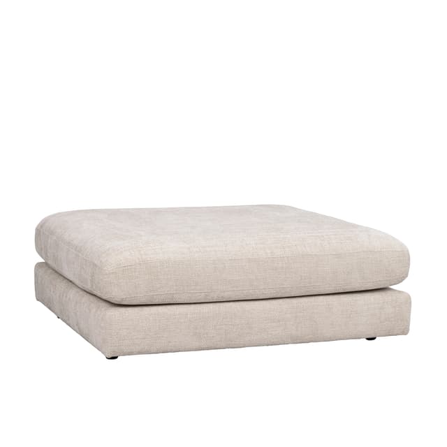Duncan Footstool Light Grey