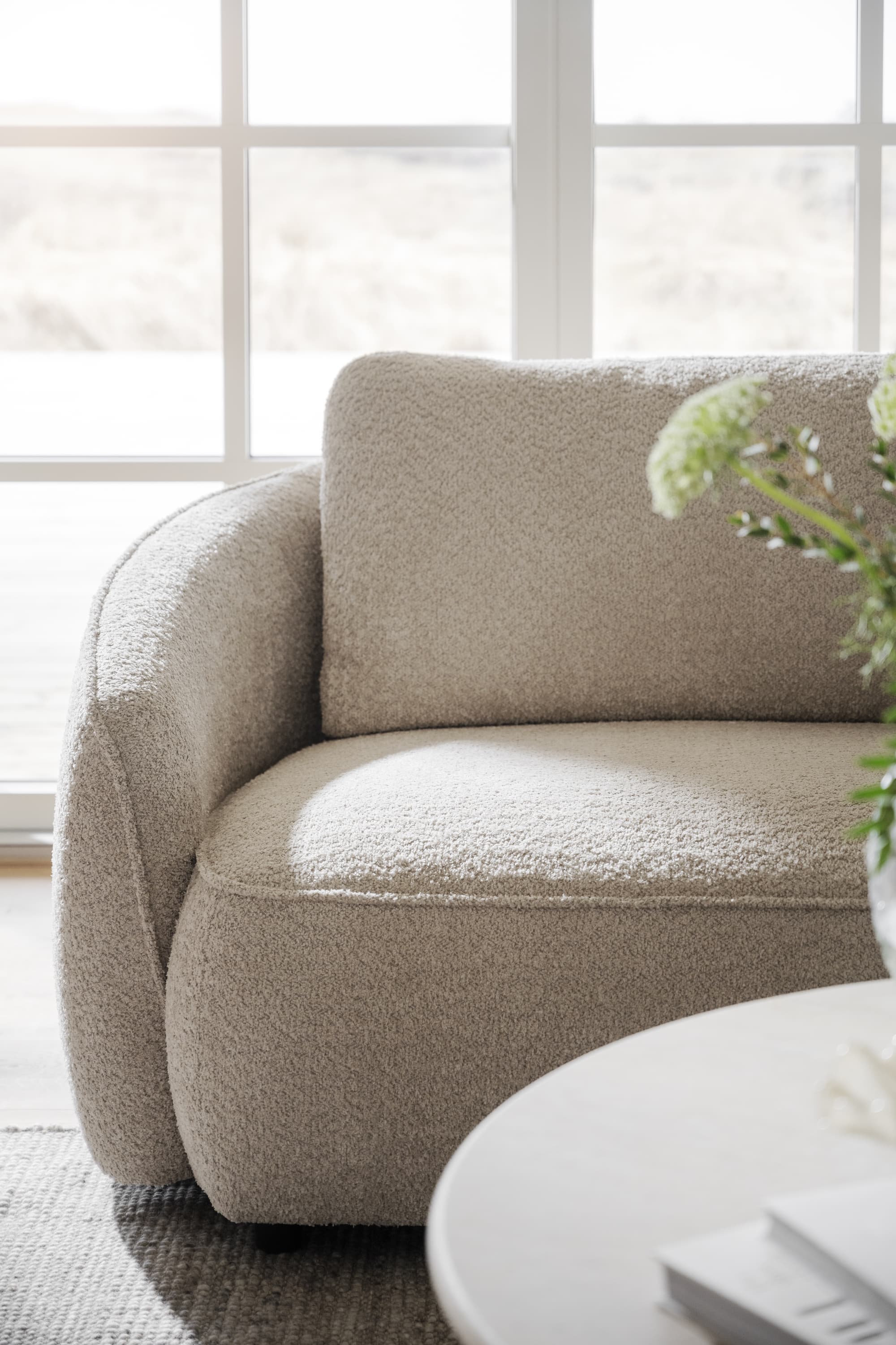 Norris 4-Sitzer Sofa Hellbeige 319cm