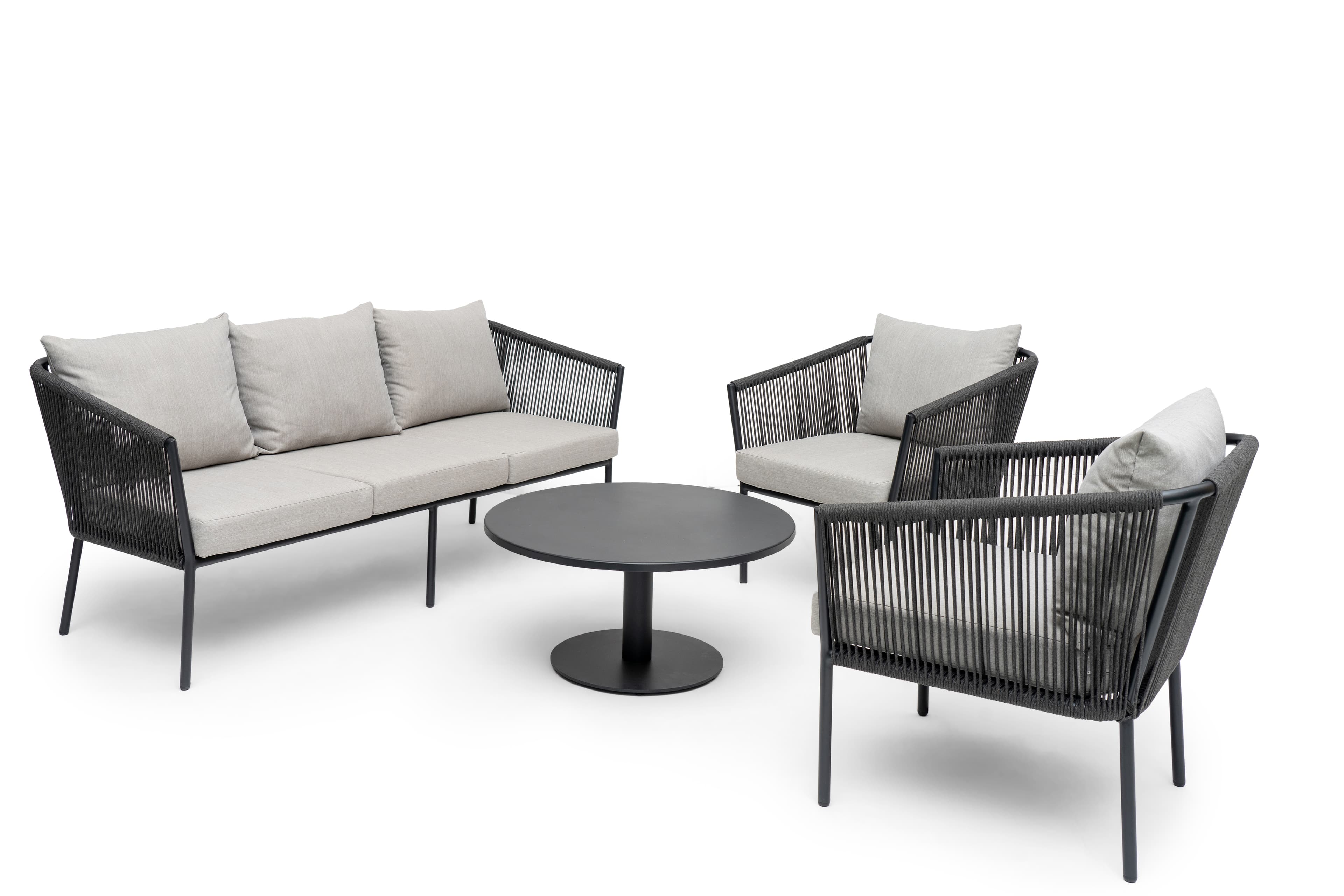 Lersund Sofa Black/Grey