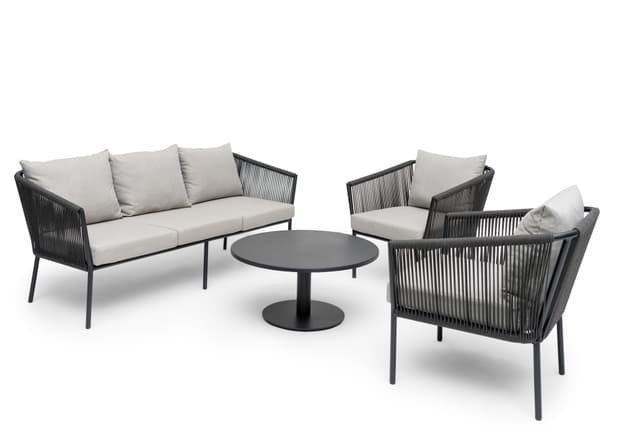 Lersund Sofa Black/Grey