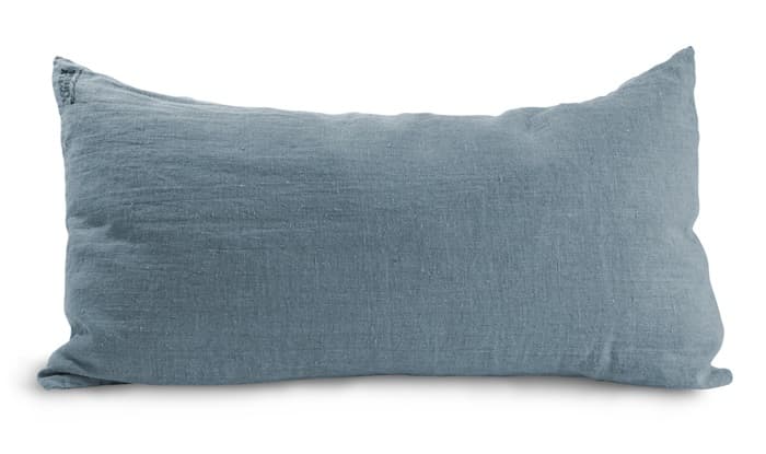 Lovely Kissenbezug Leinen Dusty Blue 40x70