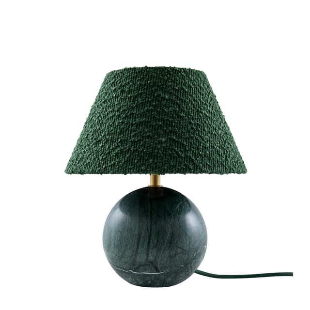 Castello Table Lamp Dark Green Marble 24cm