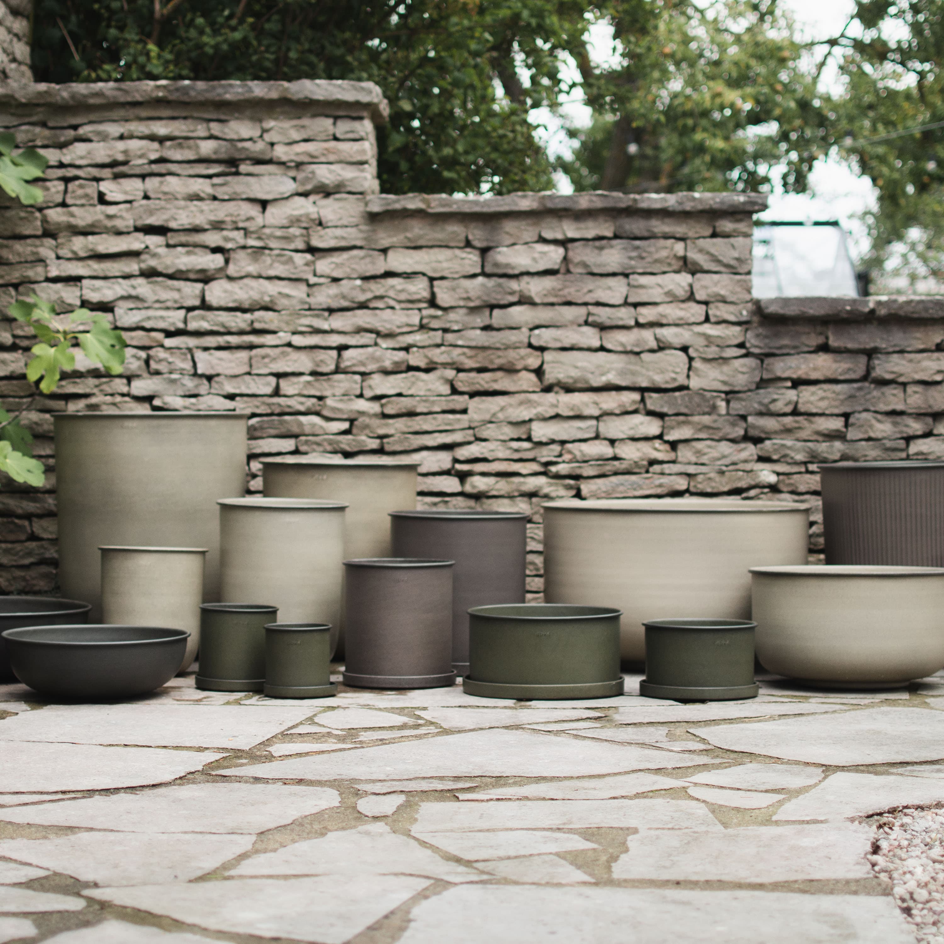 Plant Pot Utekruka Green Large 2-pack