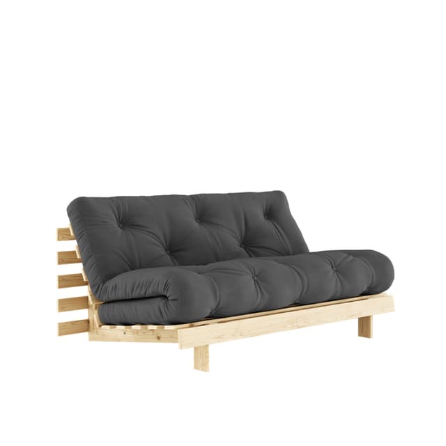 Roots Schlafsofa Natur/Dunkelgrau 160cm