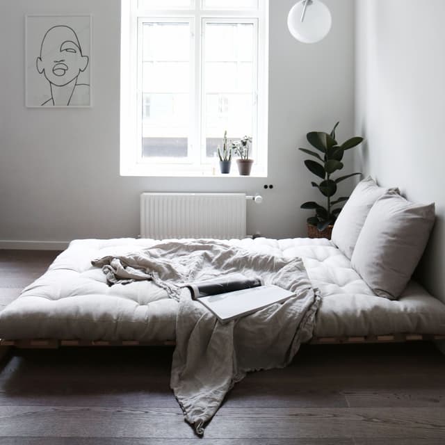Roots Schlafsofa Natur/Linen 140cm