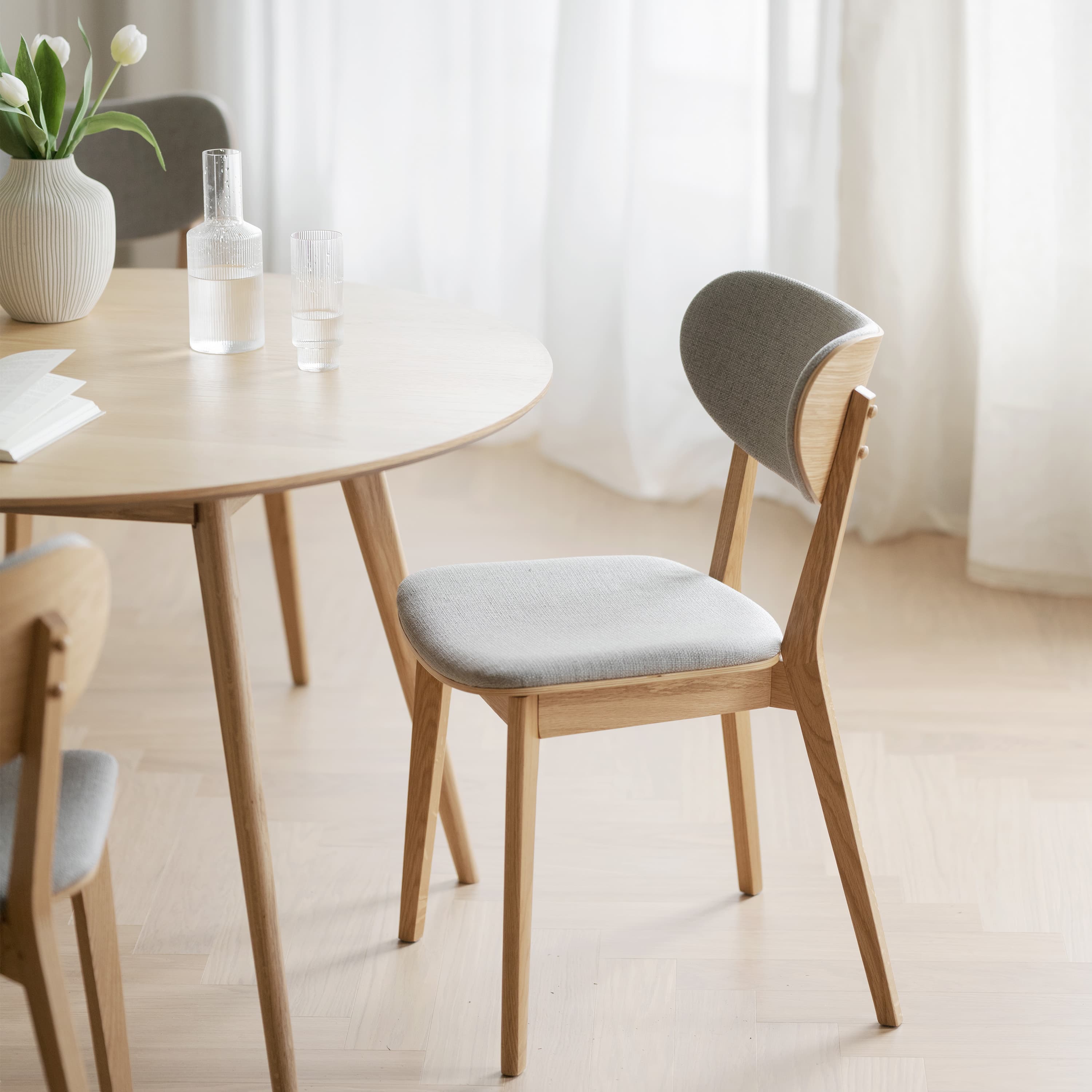 Yumi Esstisch Eiche Ø115 cm