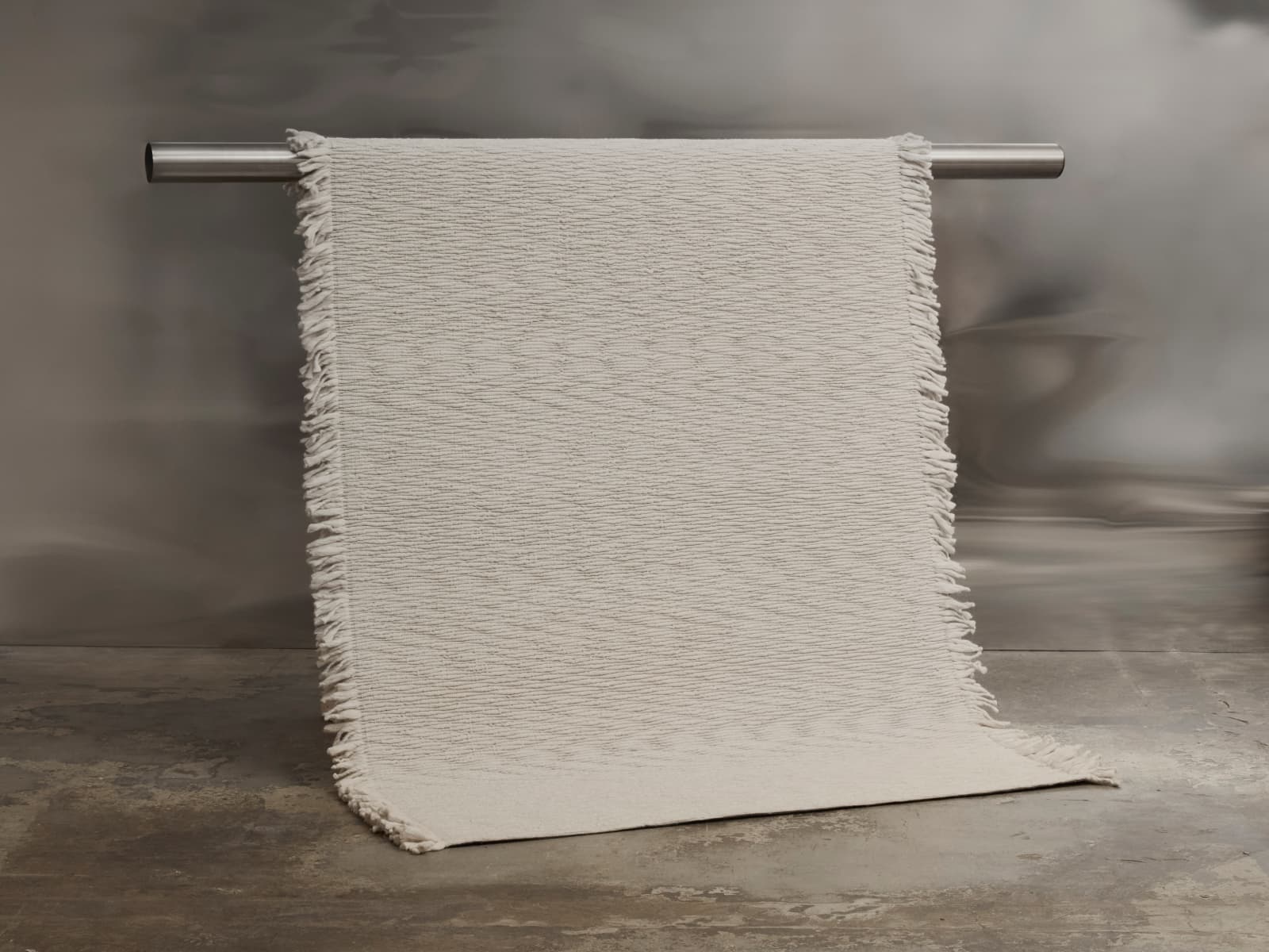 Fagerlund Wollteppich Beige/Offwhite 170x240