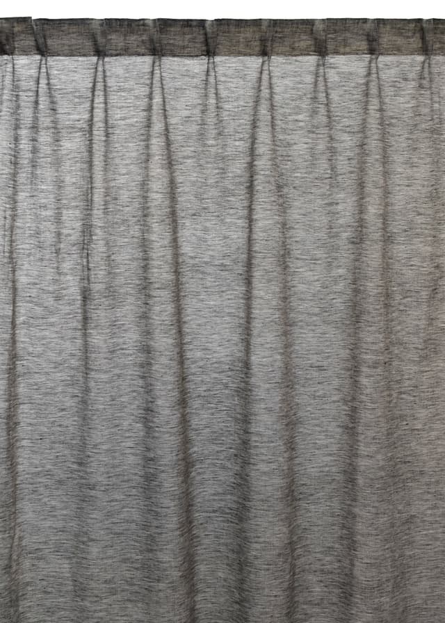 Intermezzo Vorhanglänge Leinen Dunkelgrau 290cm