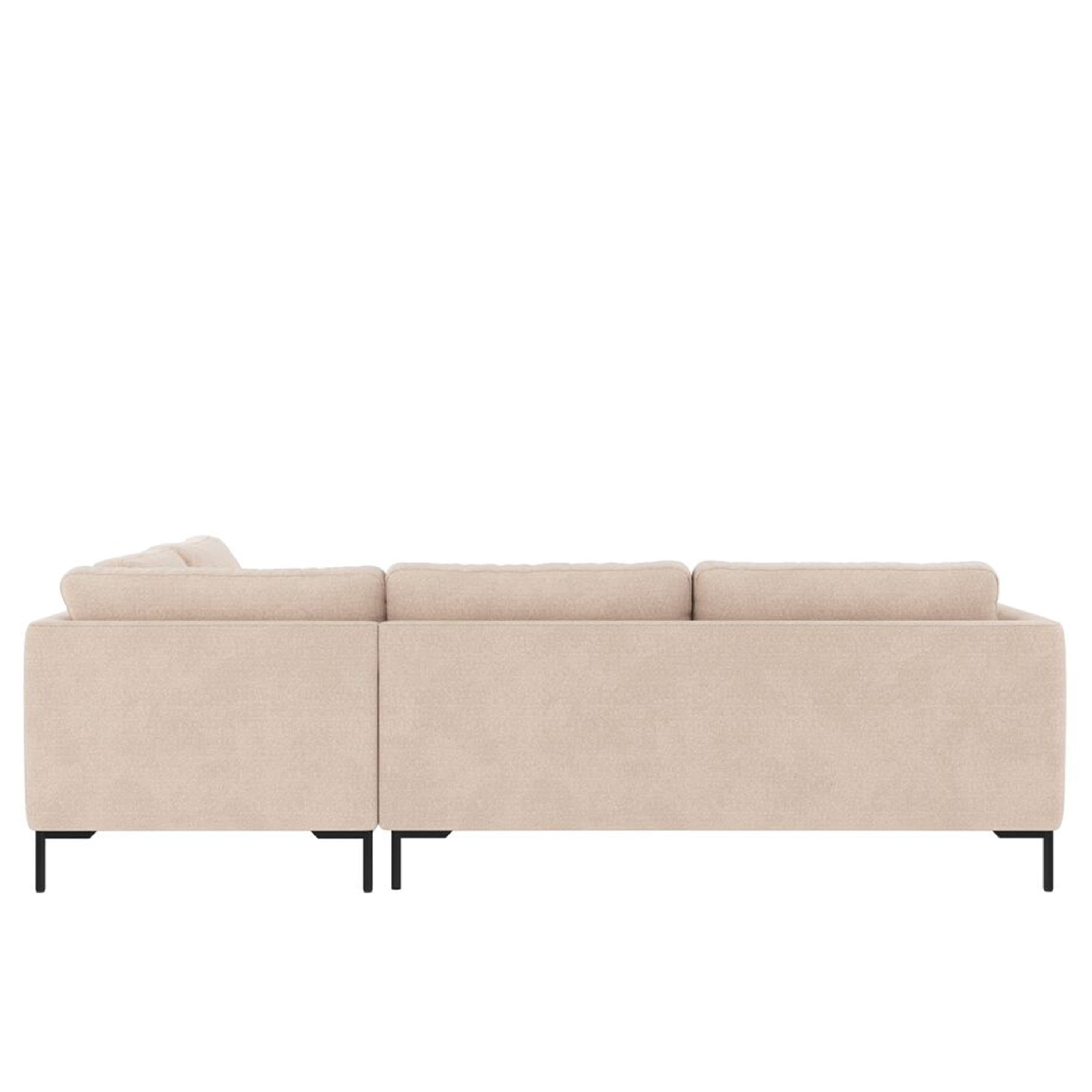 Corwin 2,5+2,5-sits Hörnsoffa Höger Beige