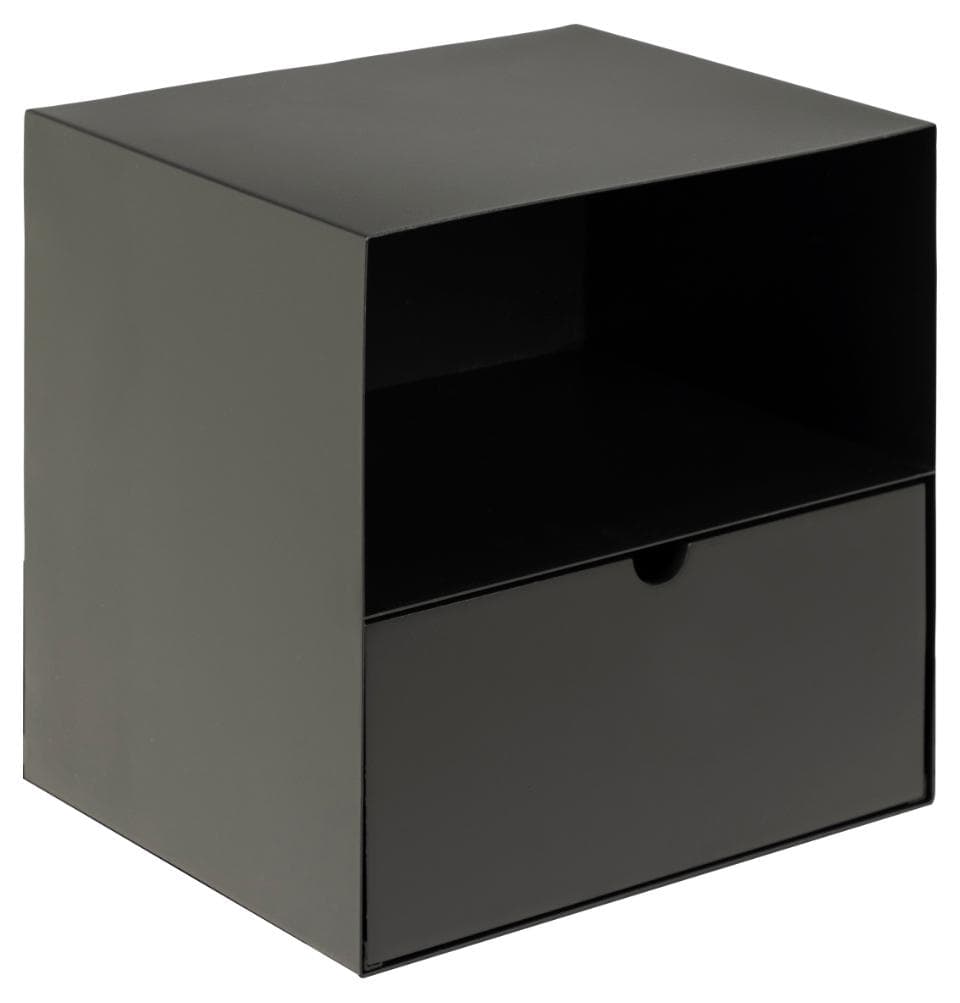 Eden Wall-mounted Bedside Table Black