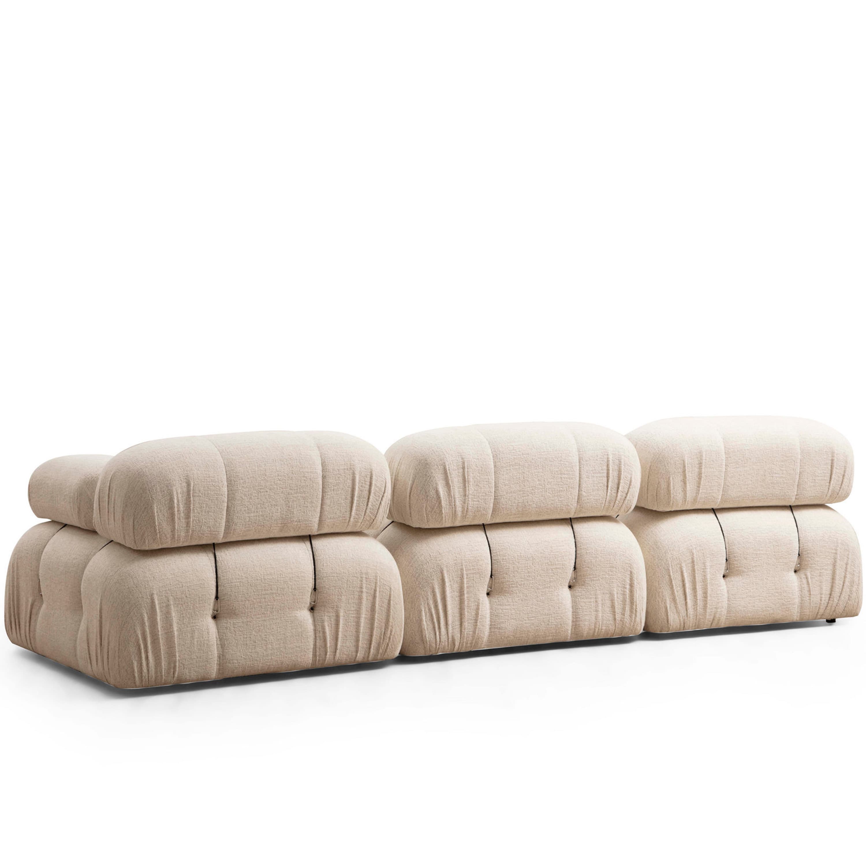Blanca 3-Sitzer Divansofa Creme