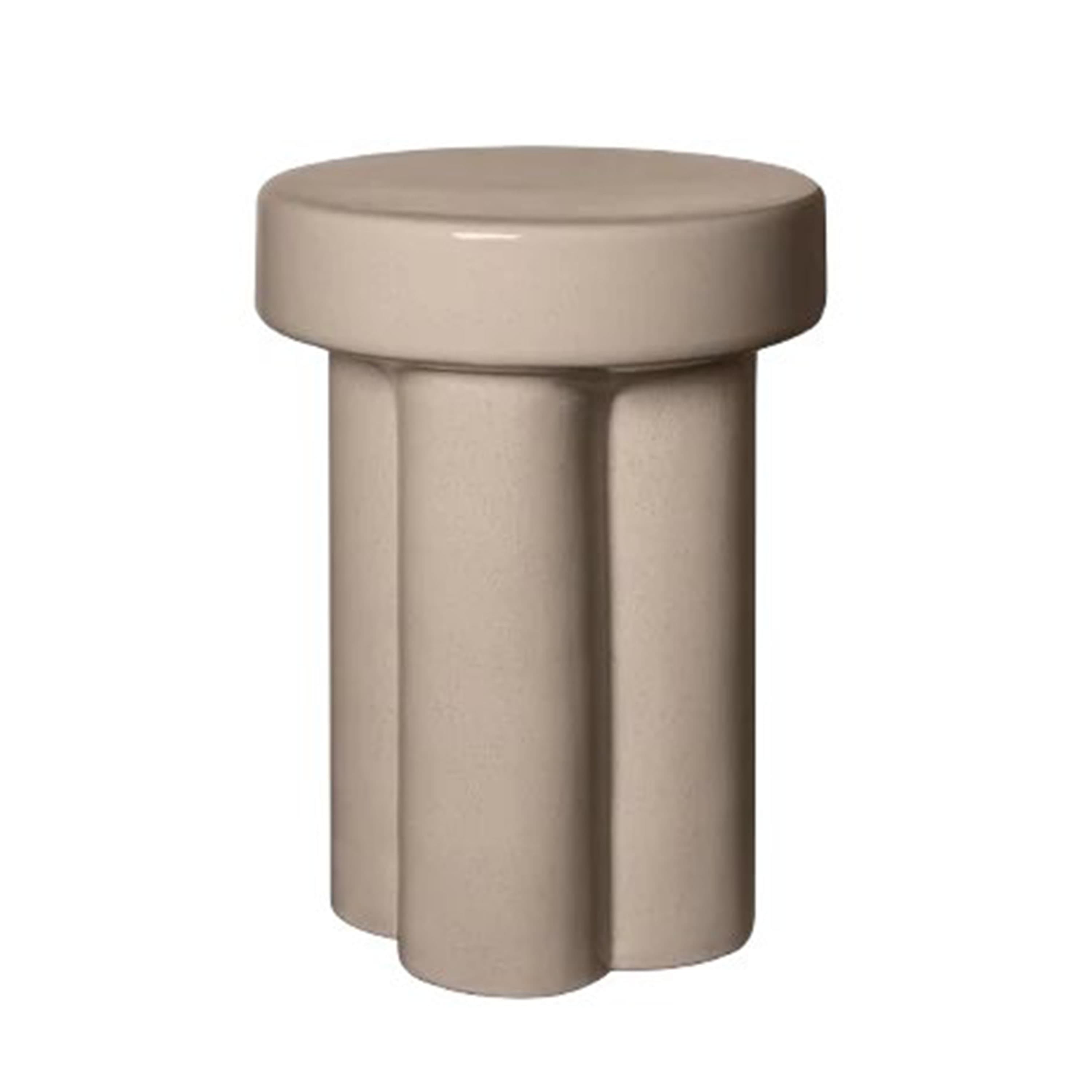 Toru Ceramic Side Table Fungi Shape Big