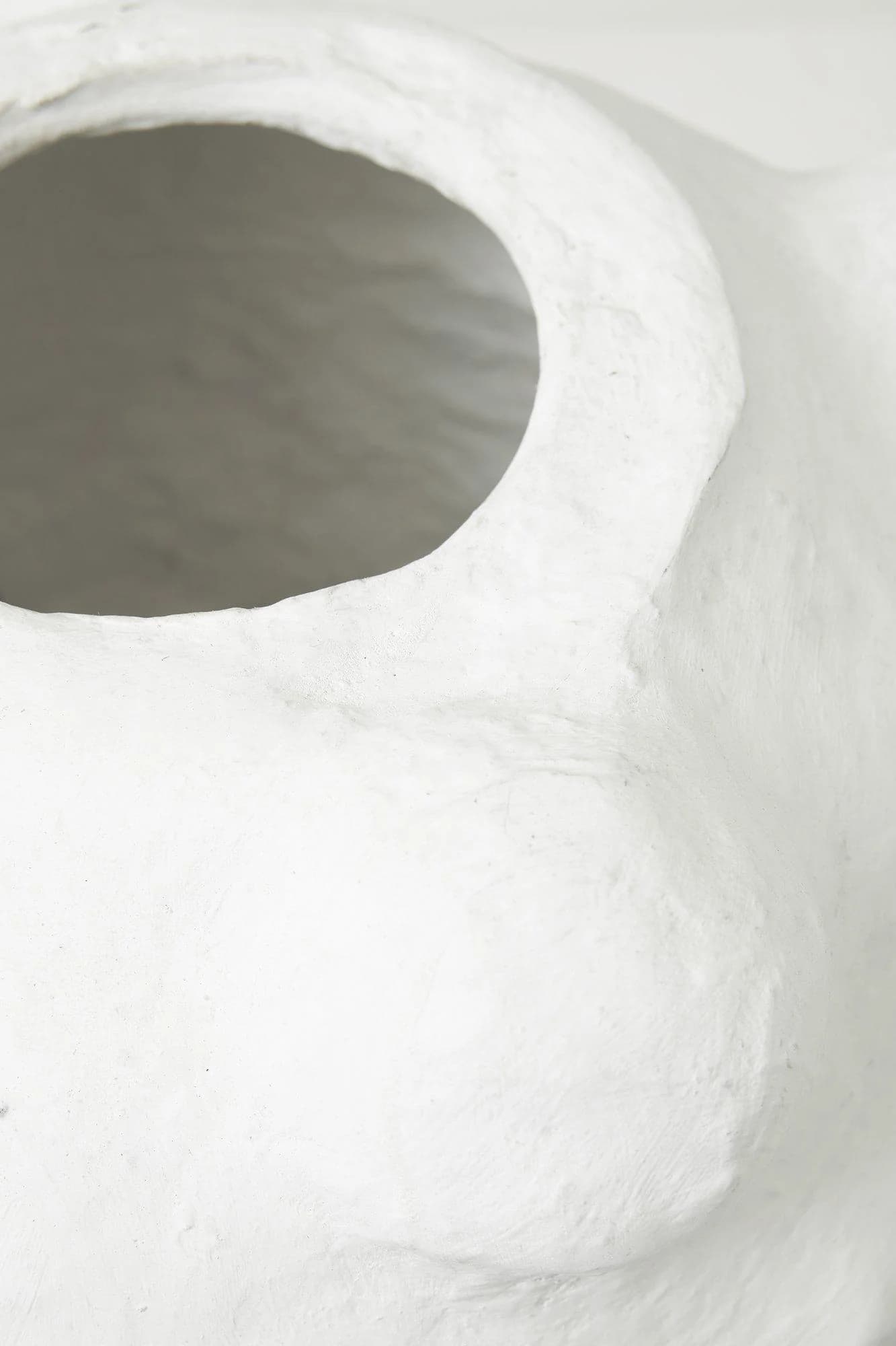 Jaya Vase Weiß 40cm
