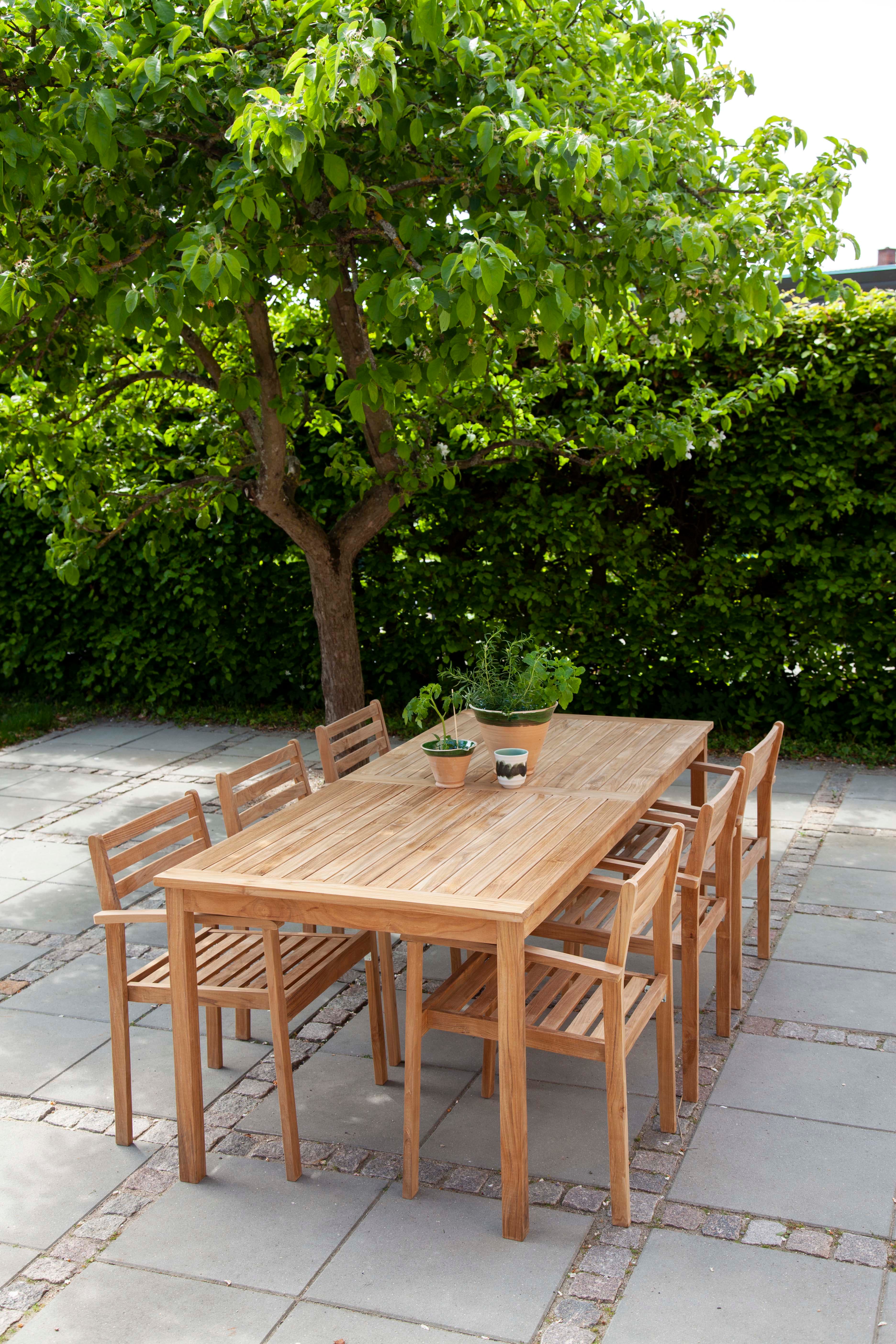Rosenholm/Oxford Esstisch aus Teakholz 210x90cm