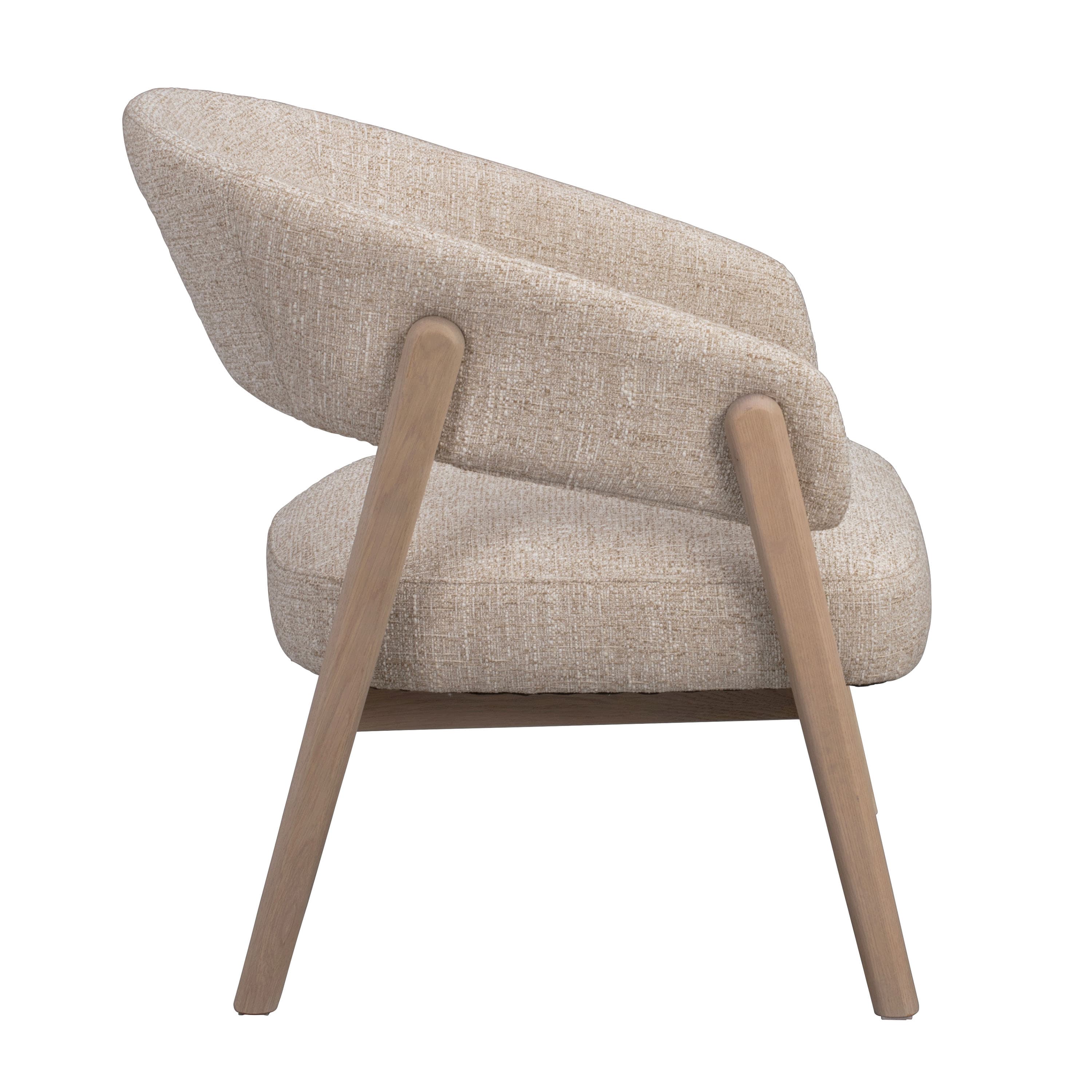 Barnaby Loungestol Ljusbeige/Vitpigmenterad Ek