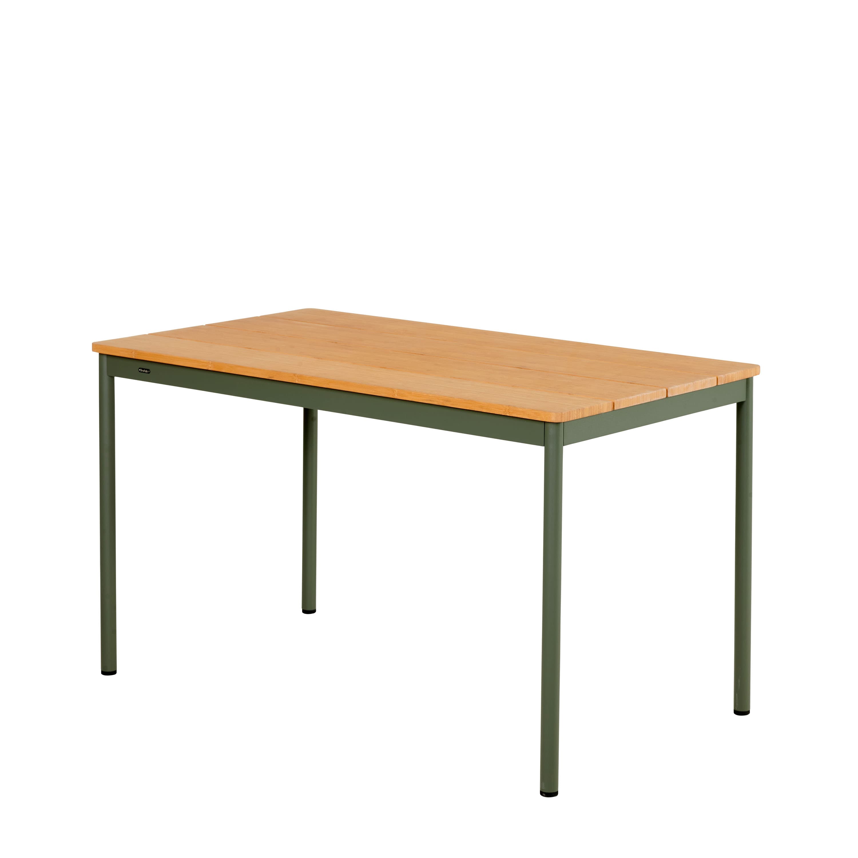 Nox Cafébord Nordic Green/Bambu 70x125