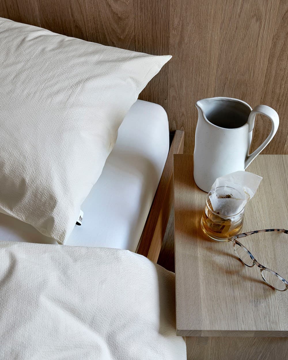 Ara 3-del Påslakanset Krepp Beige