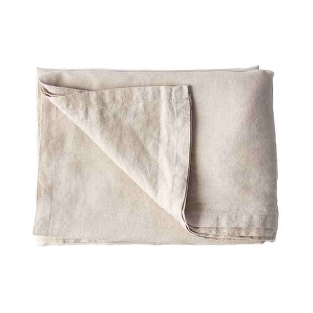 Leinentischdecke Warm Grey 145x330