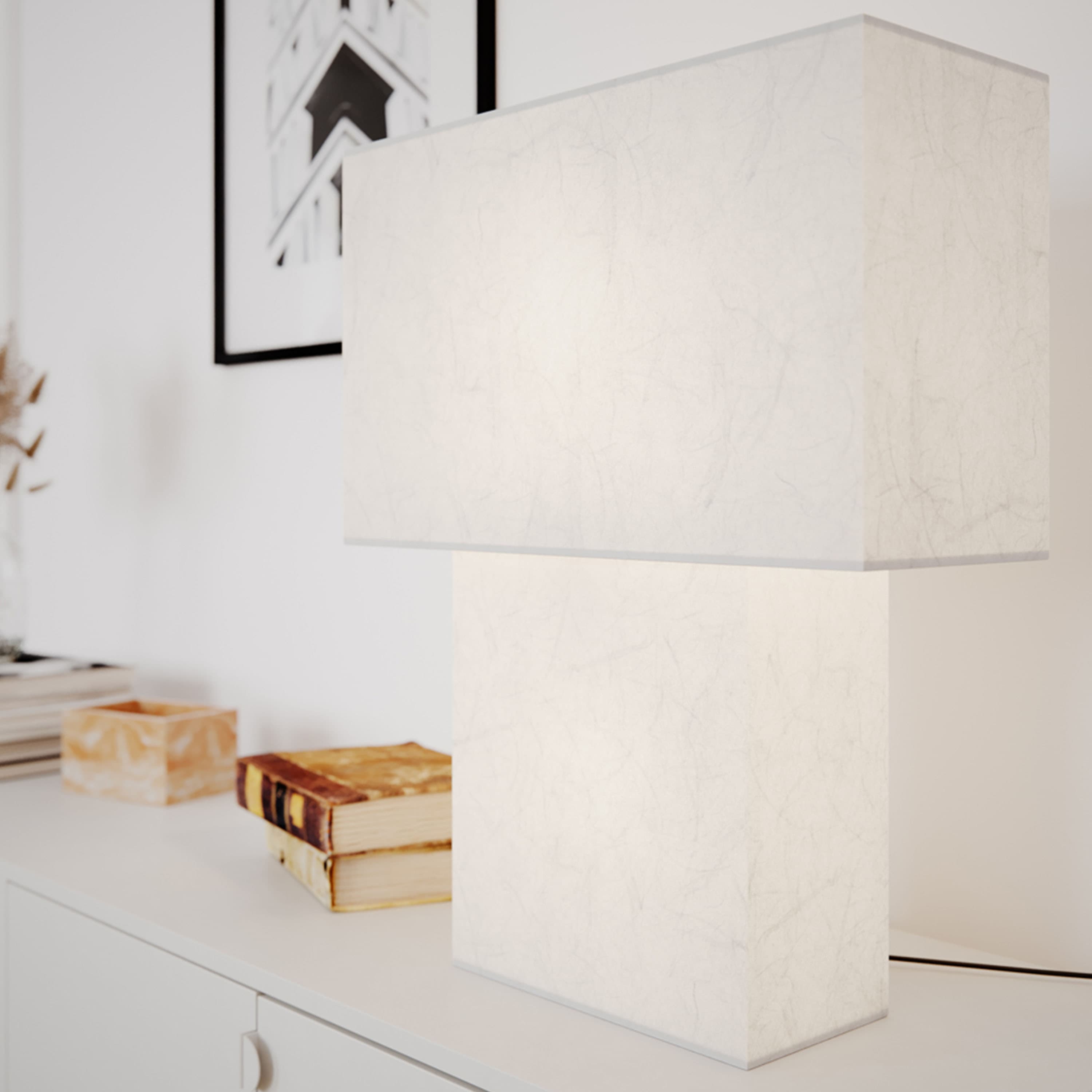 iSquare Bordslampa Vit 50cm