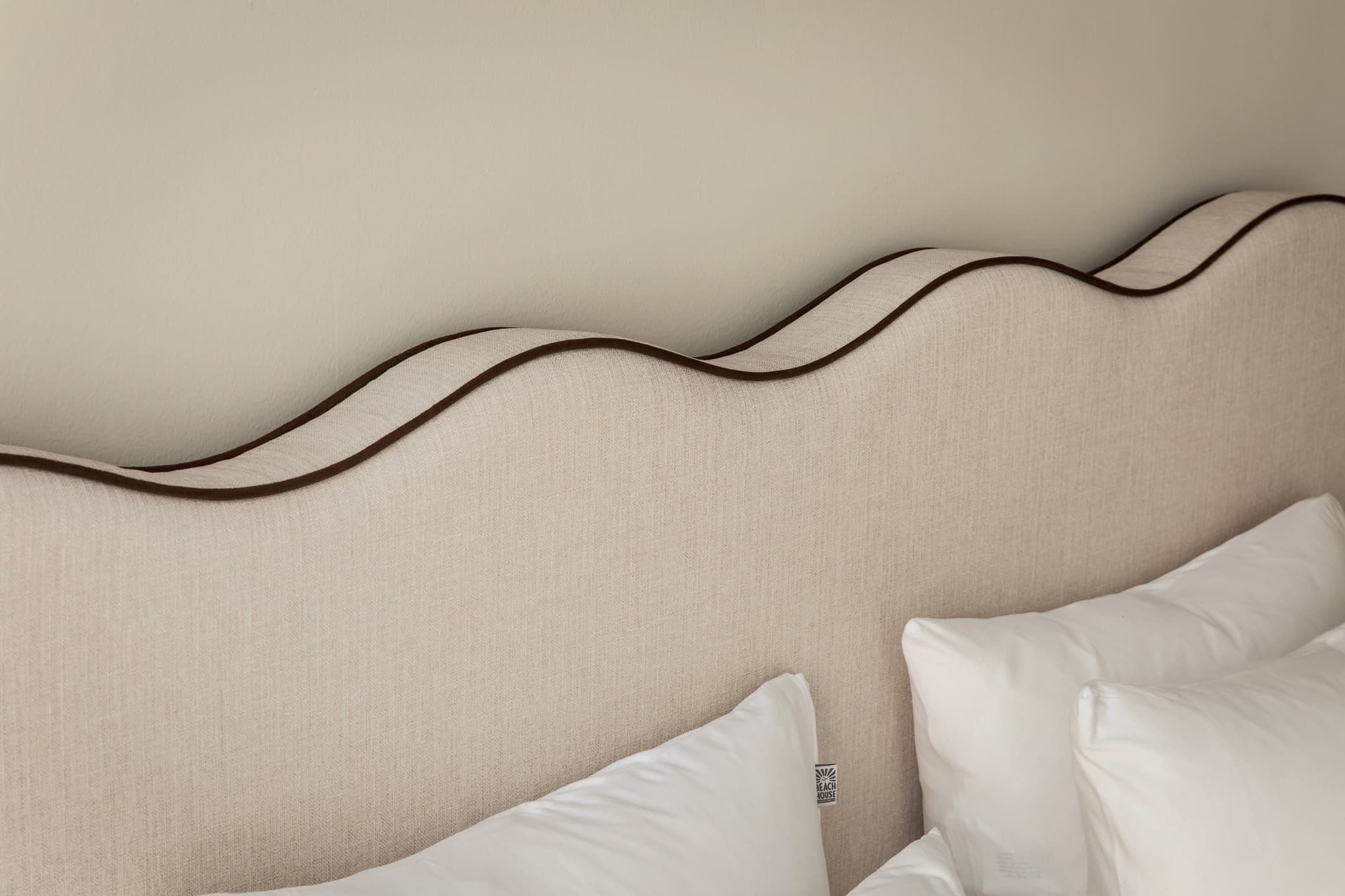 Piper Kopfteil Natur/Chocolate 180cm