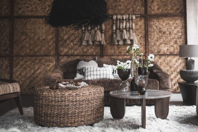 Tabella Coffee Table Travertine Grey Ø100