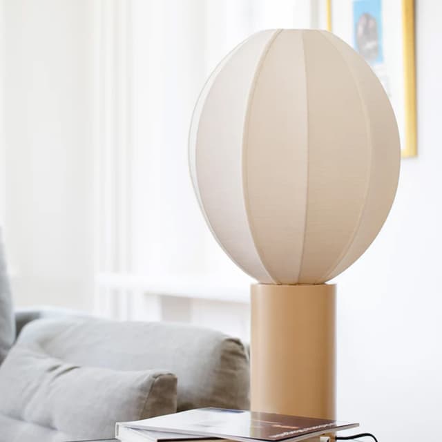 Oval S Lampenschirm Sand
