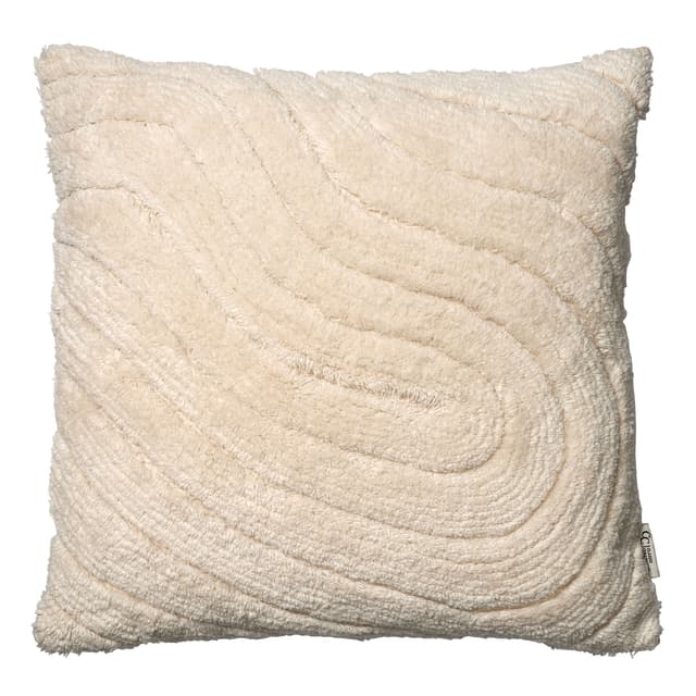 Swirl Kissenbezug Off white 50x50