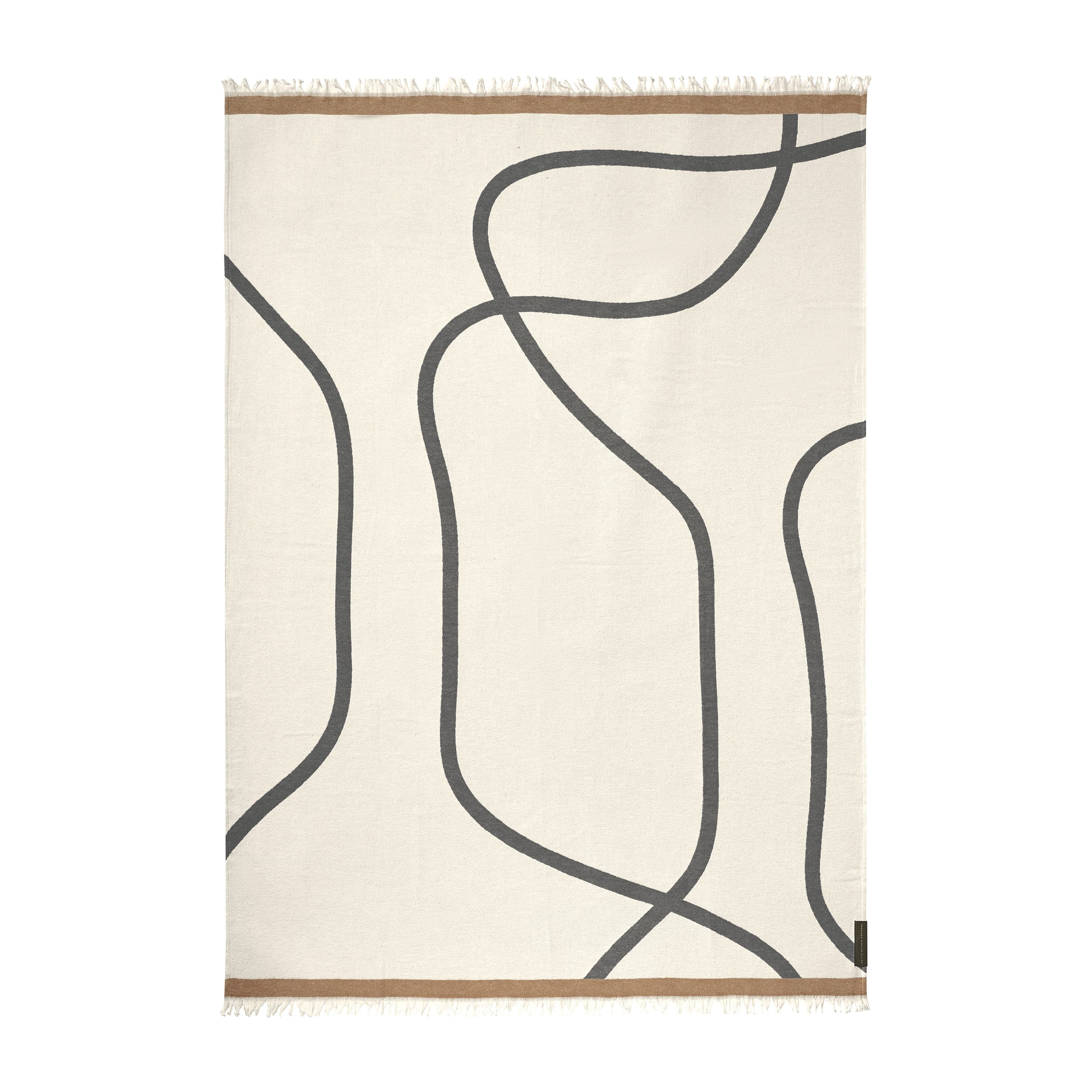 Shadow Decke Offwhite/Grau 130x175