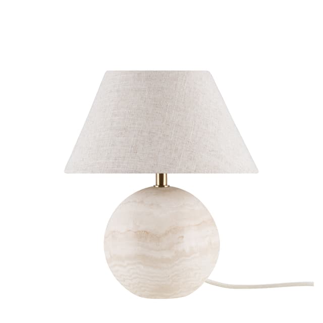 Castello Table Lamp Travertine 24cm