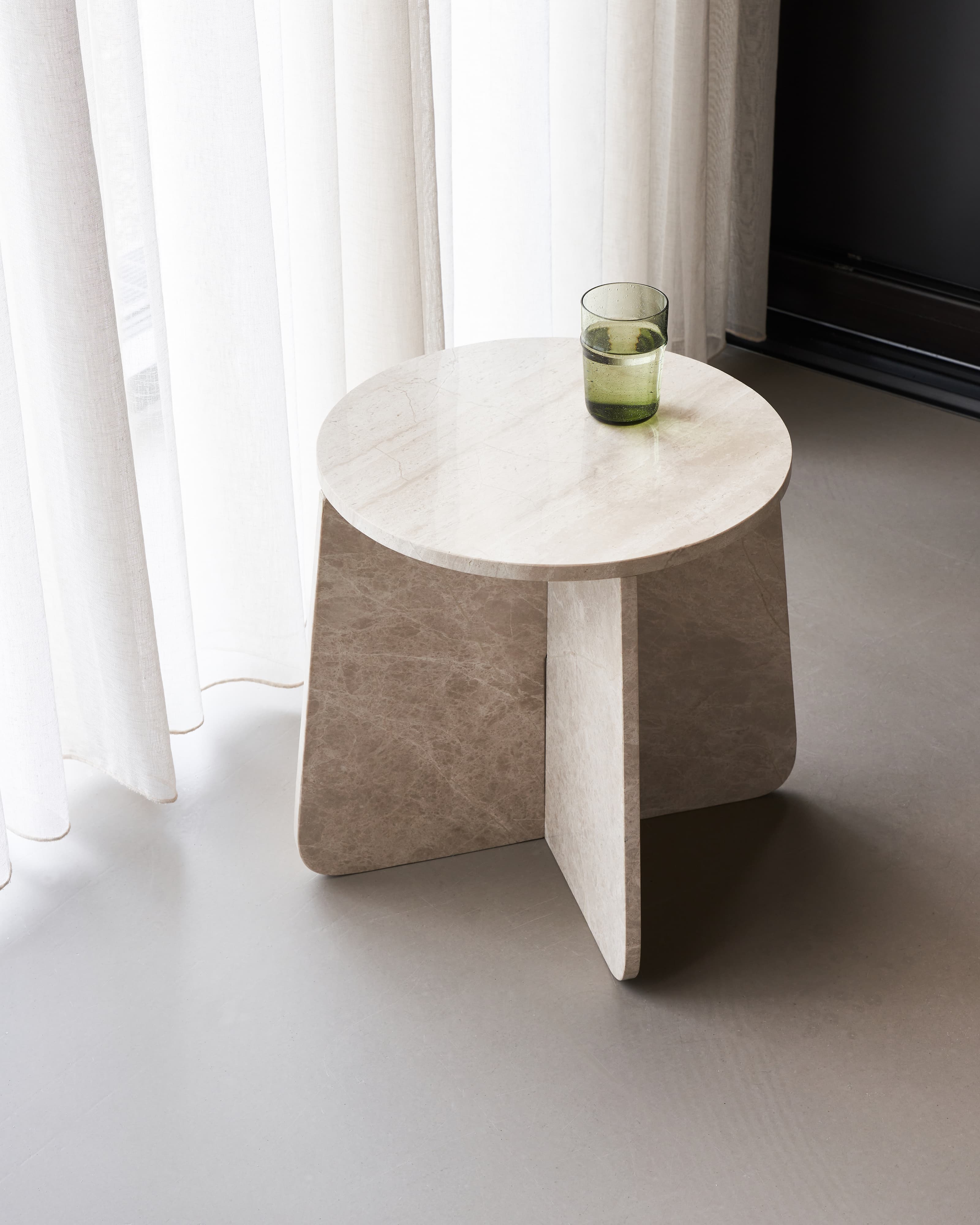 Marb Beistelltisch Marmor Beige