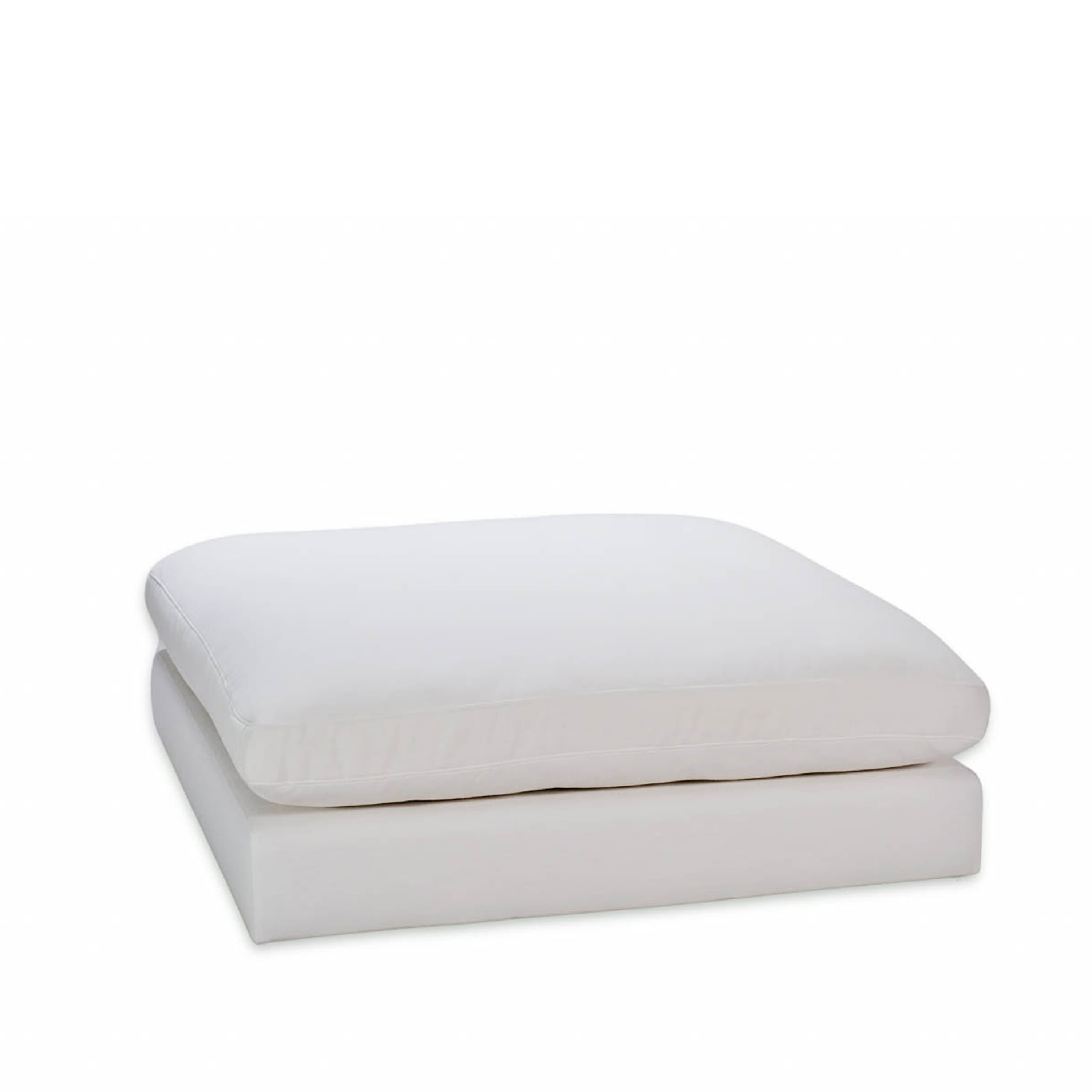 Capri Footstool White 120x115 cm