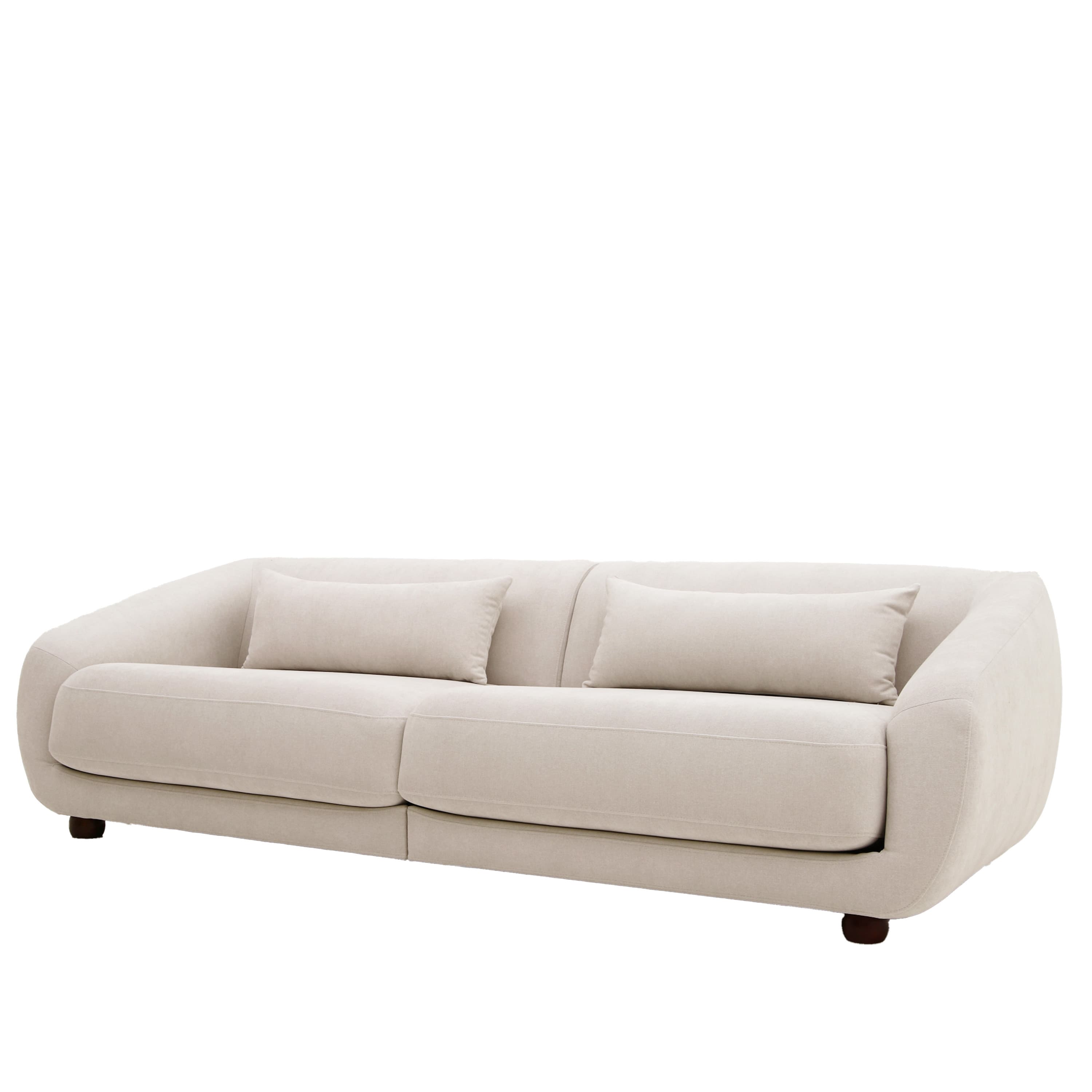 Alba 3-seater Sofa Beige 258cm