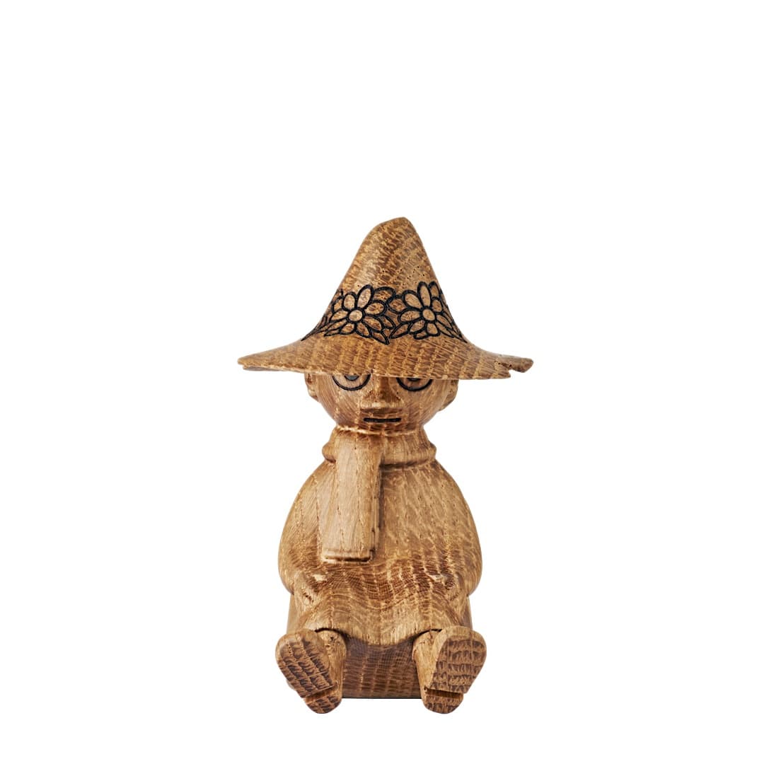 Mumintroll Holzdekoration Schnupferich Eiche 9cm
